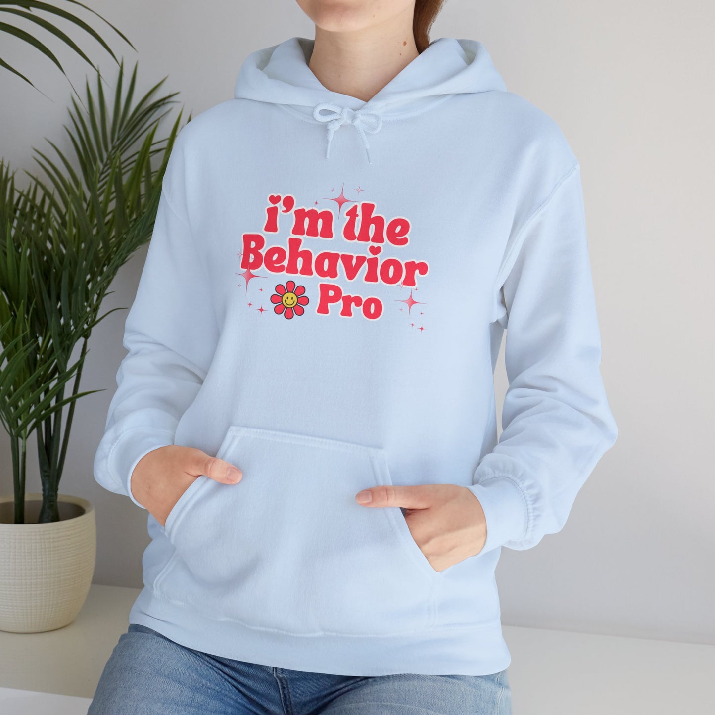 Behavior Pro Hoodie — Retro Flower "I'm the Behavior Pro"