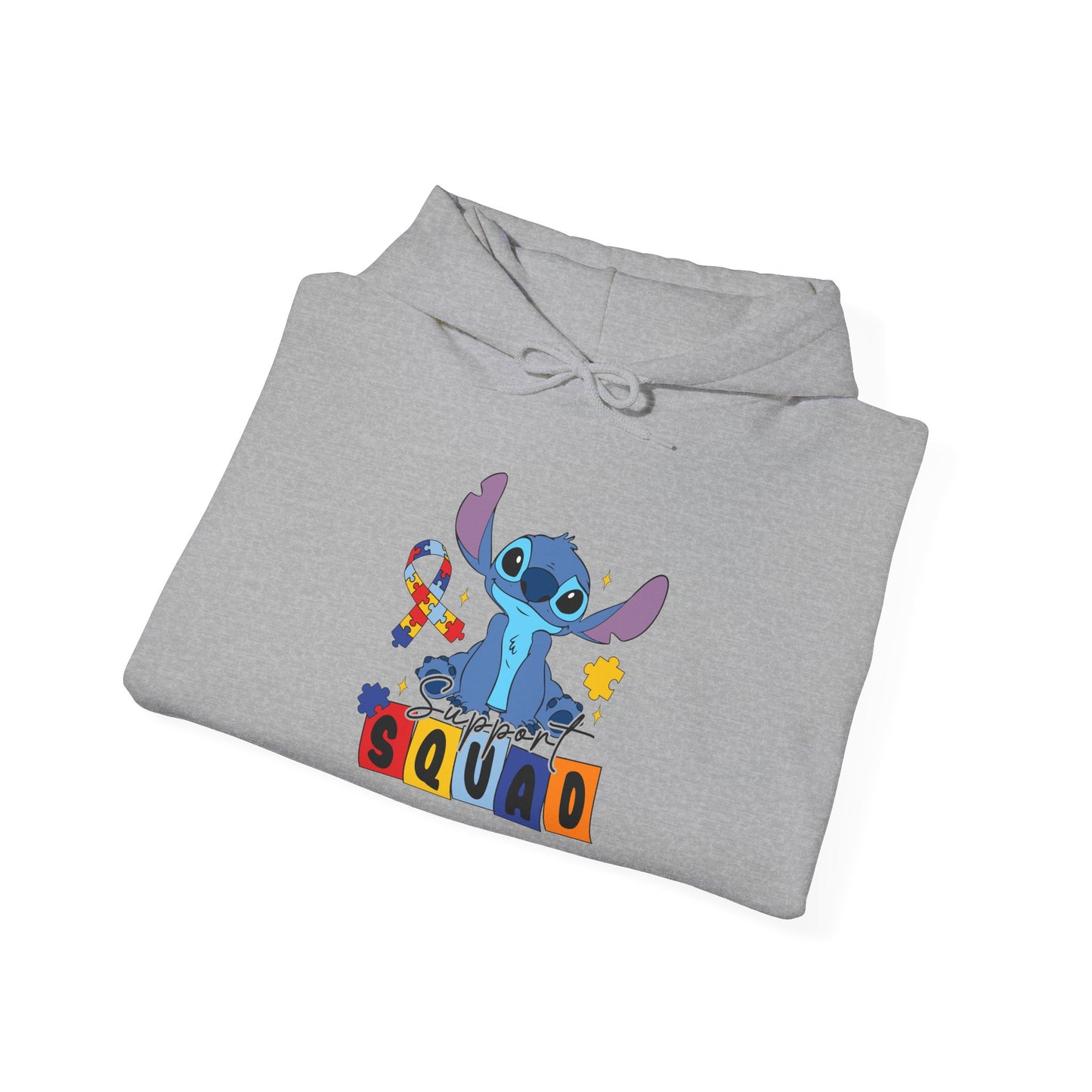 Cute Cartoon Alien 'Squad' Hoodie - Graphic Pullover for Fans