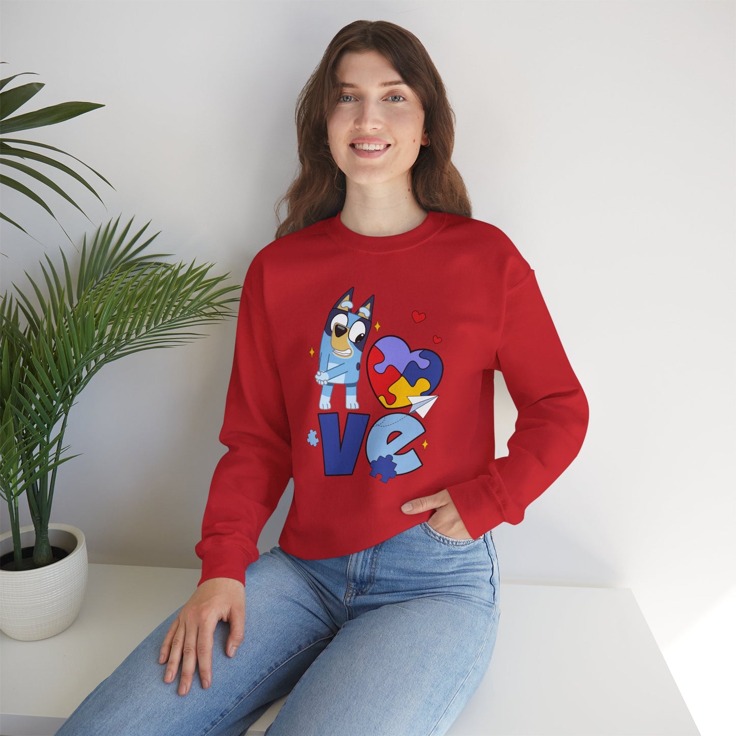 Love Puzzle Crewneck Sweatshirt