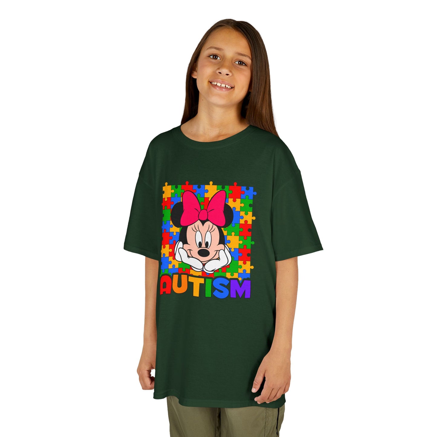 Kids Tee — Colorful Puzzle Autism Support Shirt