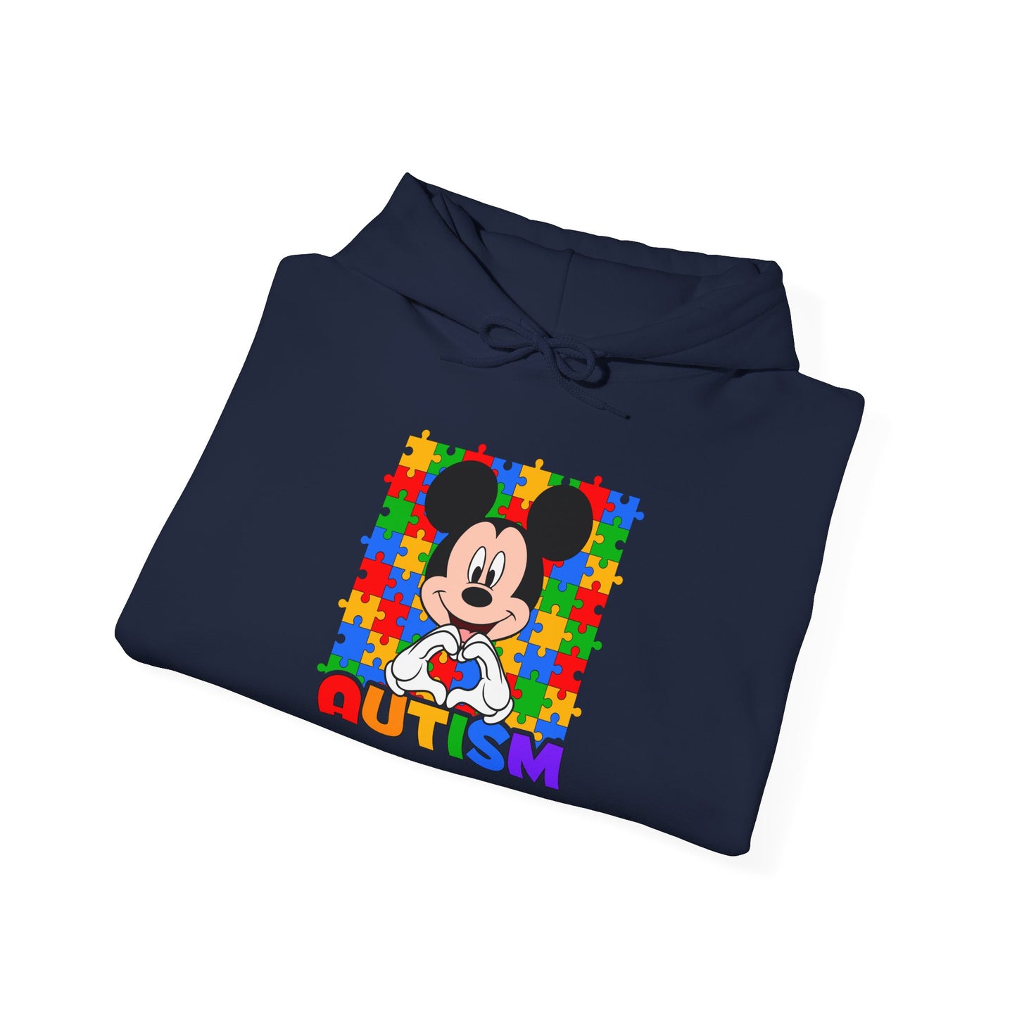 Autism Puzzle Heart Hoodie — Colorful Awareness Pullover