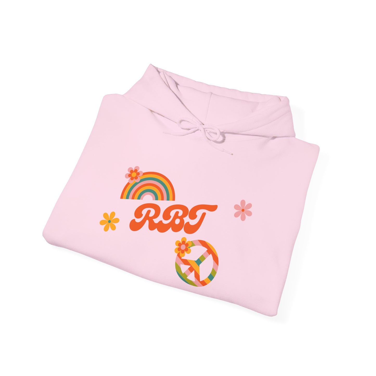Retro Rainbow RBT Hooded Sweatshirt