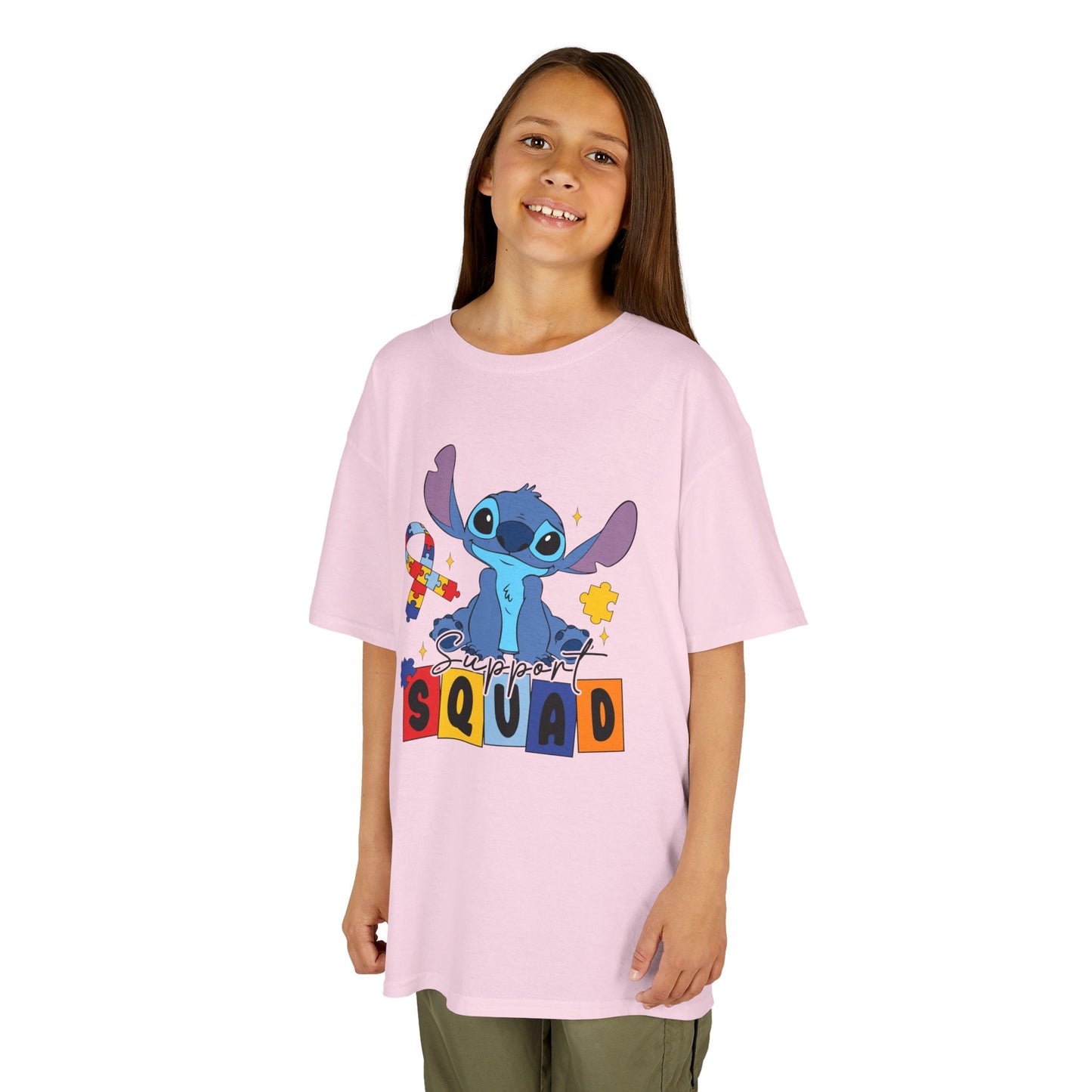 Kids Tee — Cute Stitch 'Squad' Graphic Shirt for Disney Fans