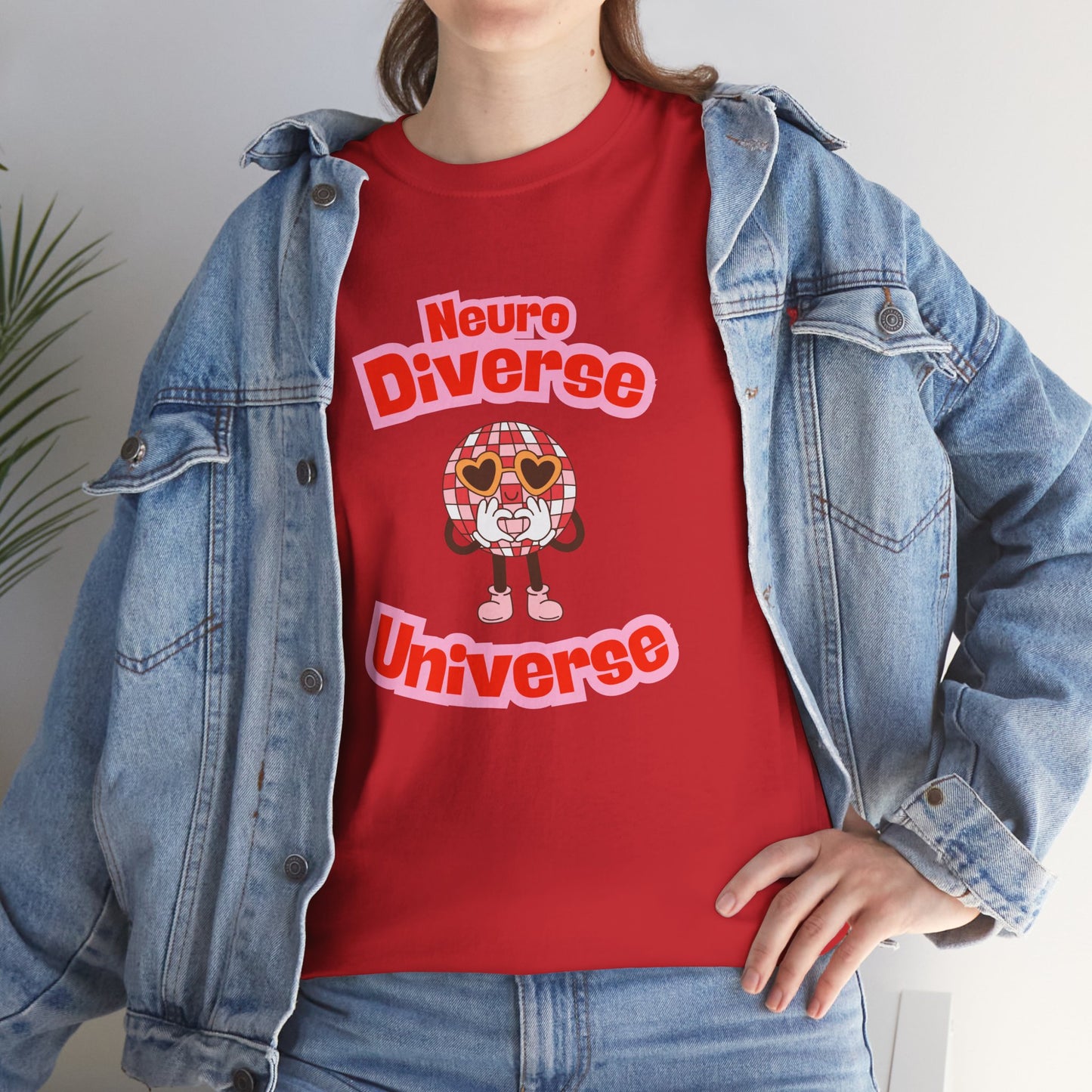 Neuro Diverse Universe Tee - Unisex Heavy Cotton T-Shirt for Inclusivity and Awareness