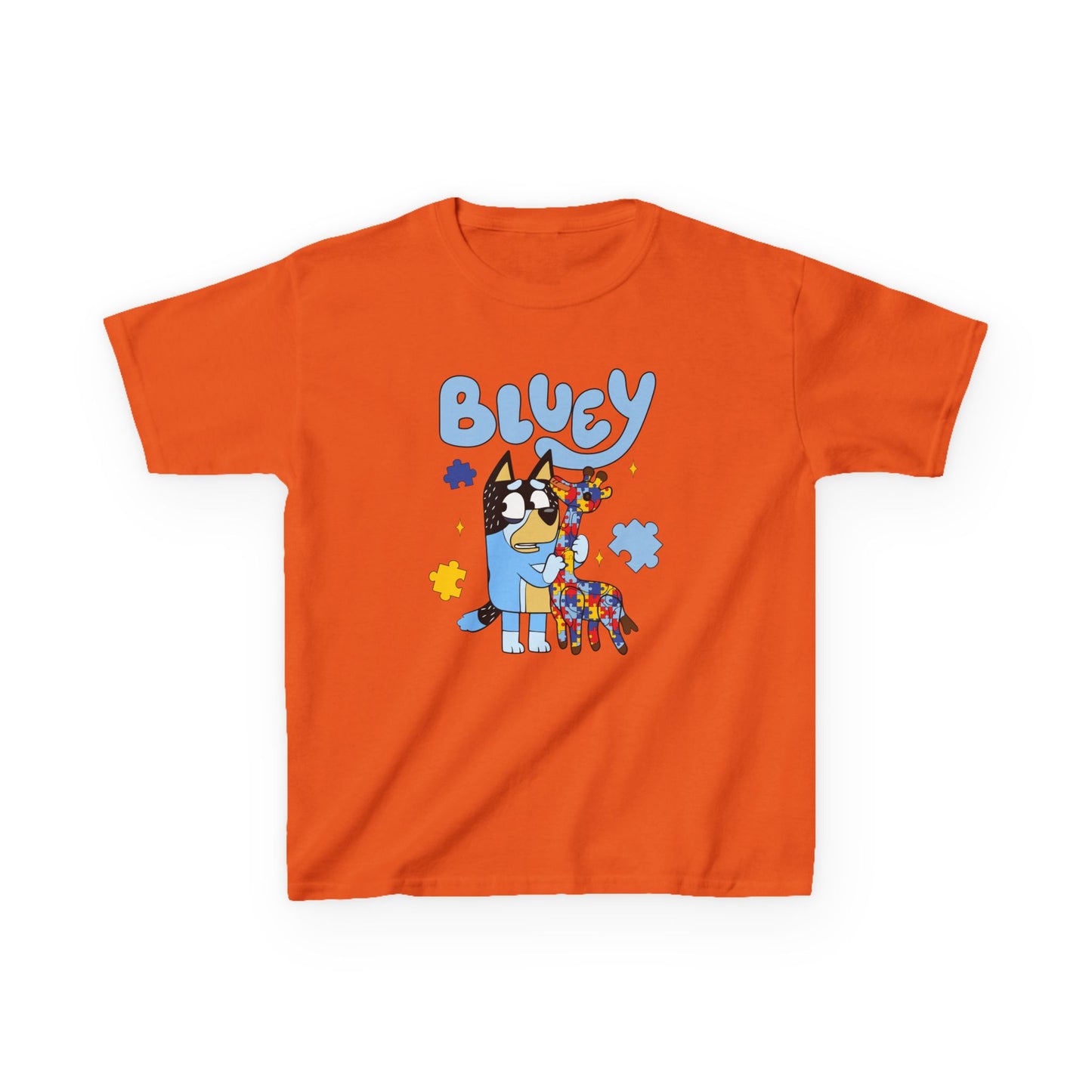 Bluey Kids T-Shirt – Colorful Cartoon Blue Heeler Design