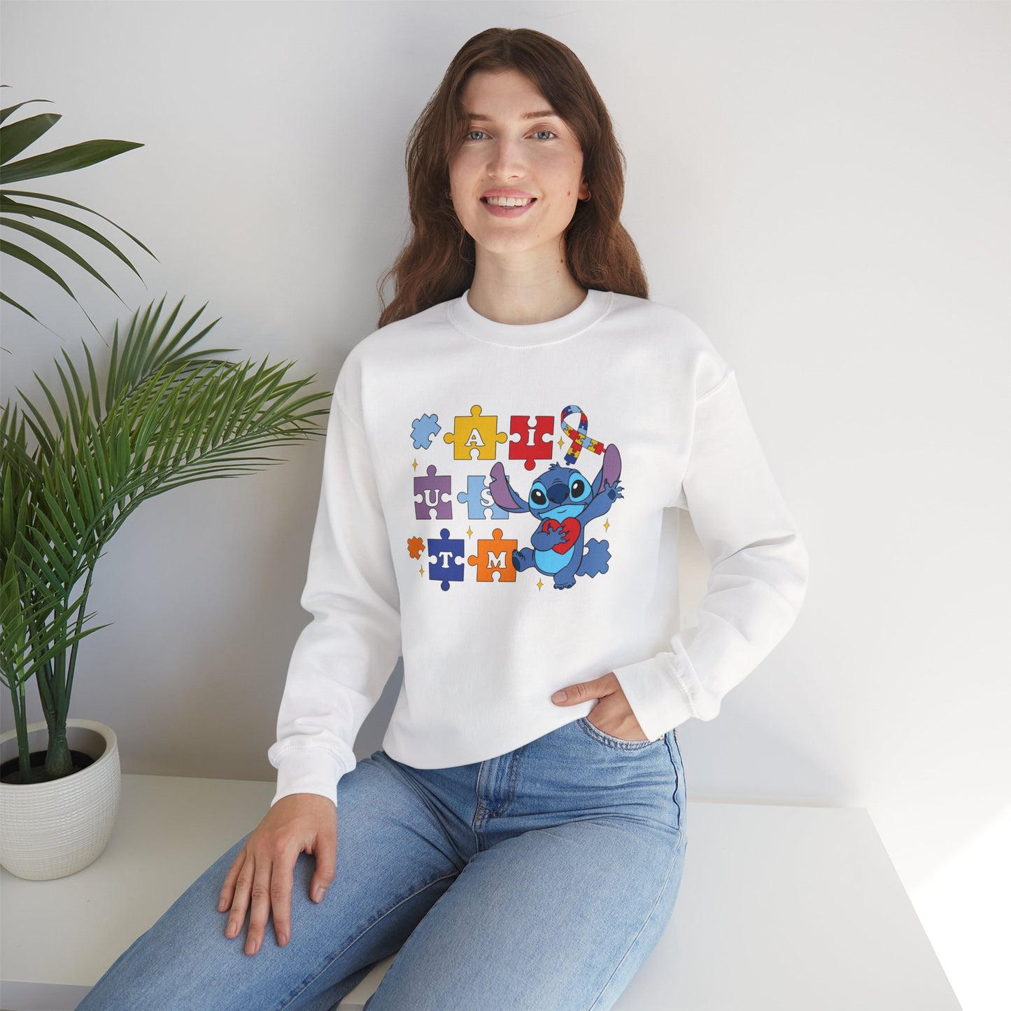 Autism Awareness Puzzle Heart Sweatshirt