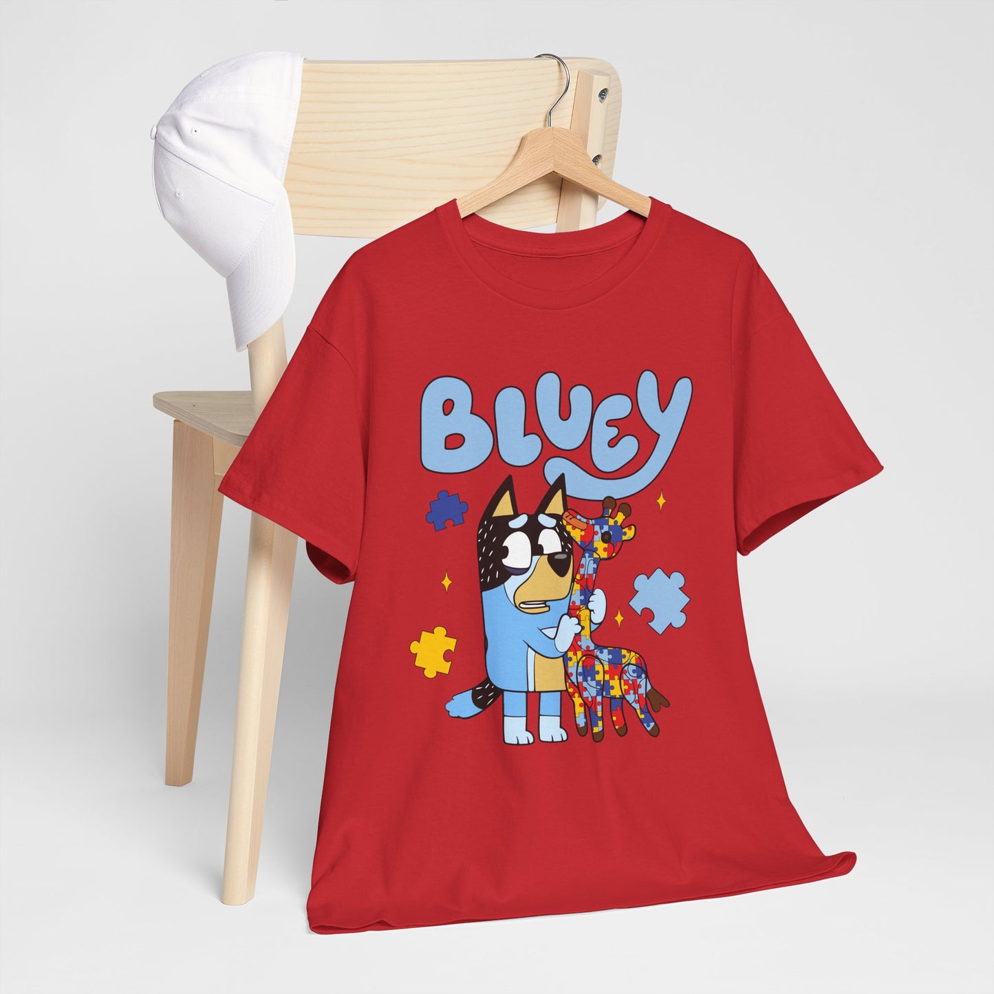 Bluey and Bingo Cartoon Dog T-Shirt — Cute Kids’ Blue Heeler Tee