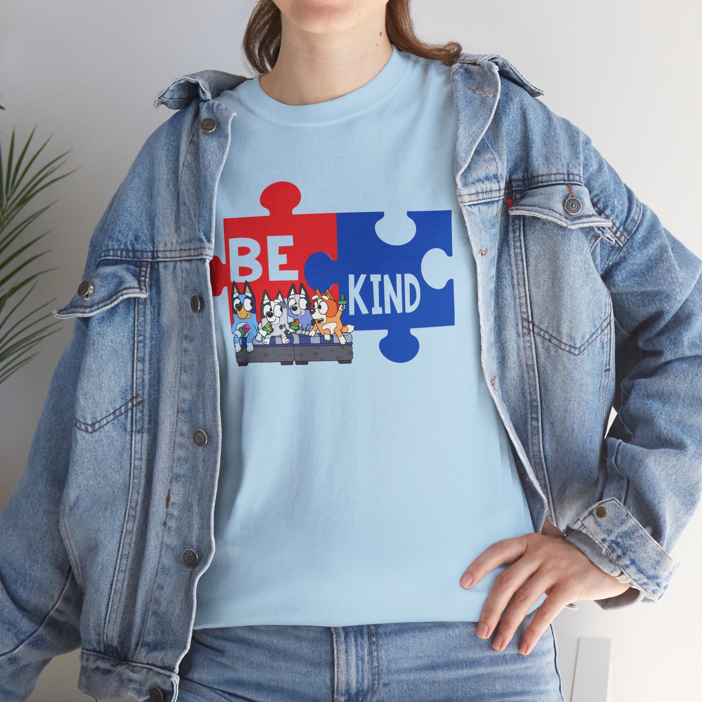 Be Kind Puzzle Piece T-Shirt — Autism Awareness Tee