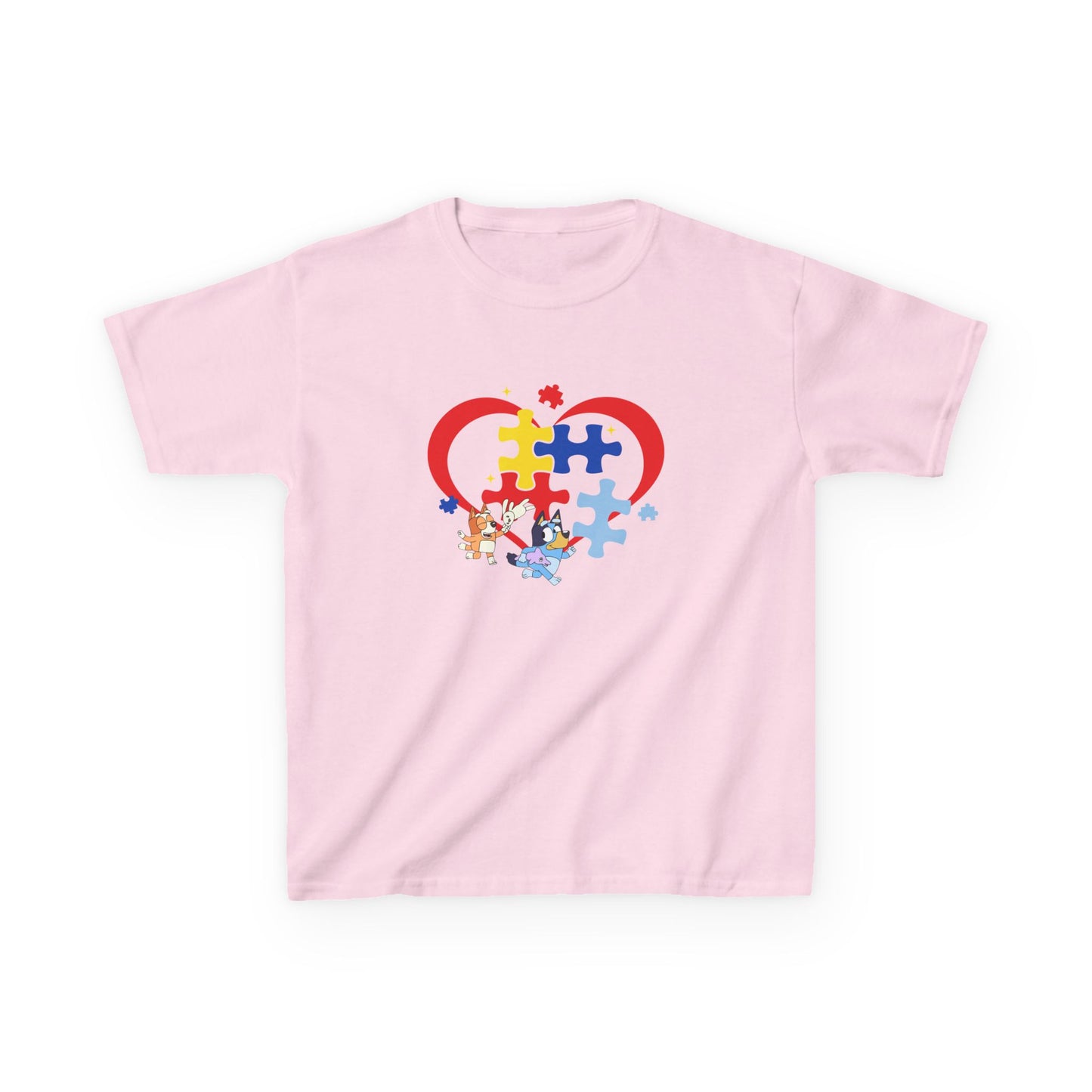 Kids Autism Puzzle Heart T-Shirt