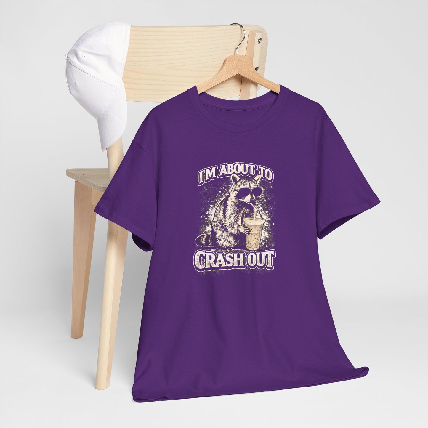 I’m About to Crash Out Skull Tee – Vintage Biker Rock Graphic T-Shirt