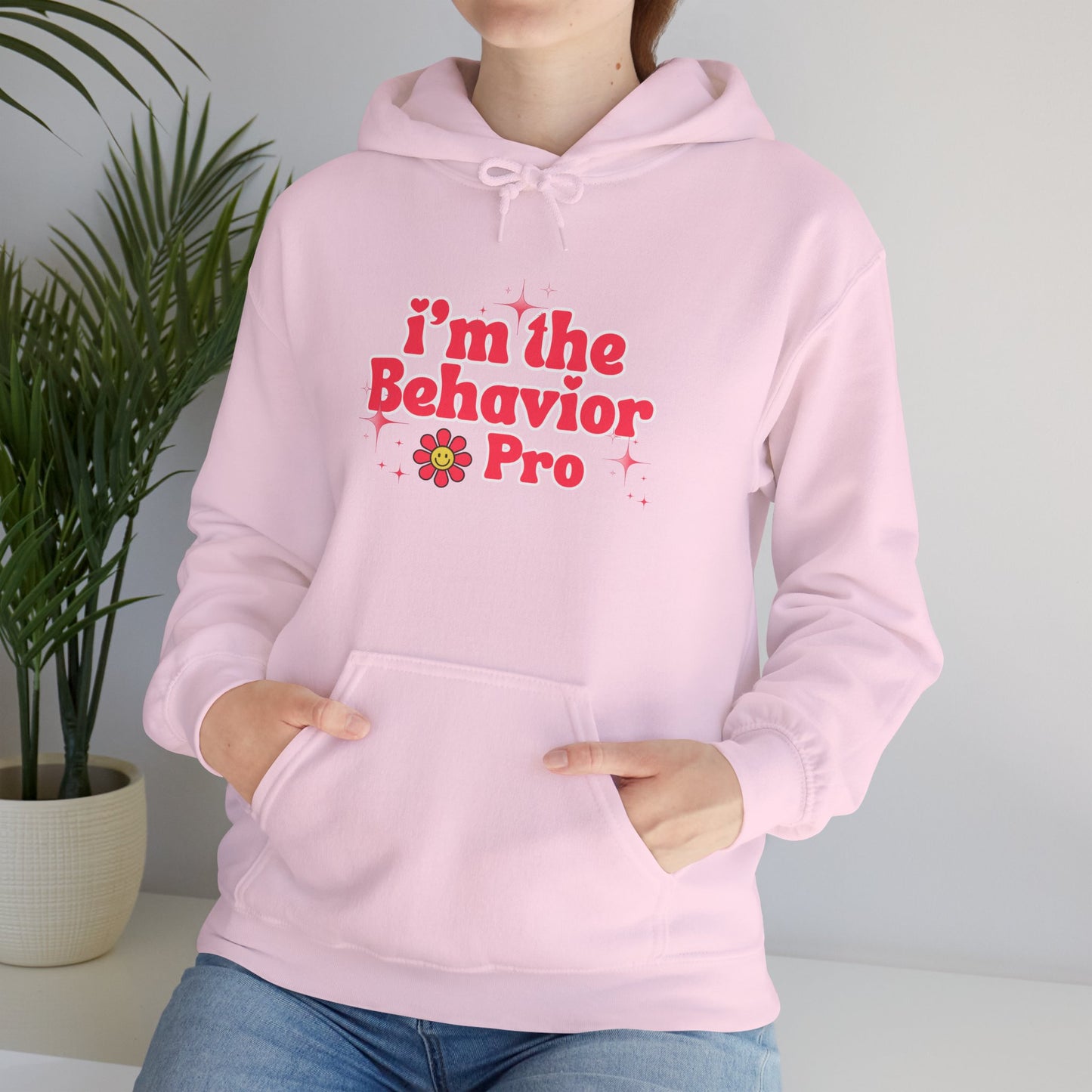Behavior Pro Hoodie — Retro Flower "I'm the Behavior Pro"