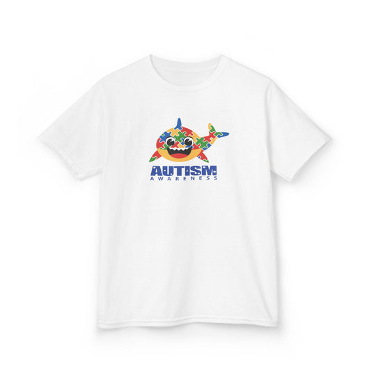 Kids Tee Baby Shark Autism Awareness Shirt