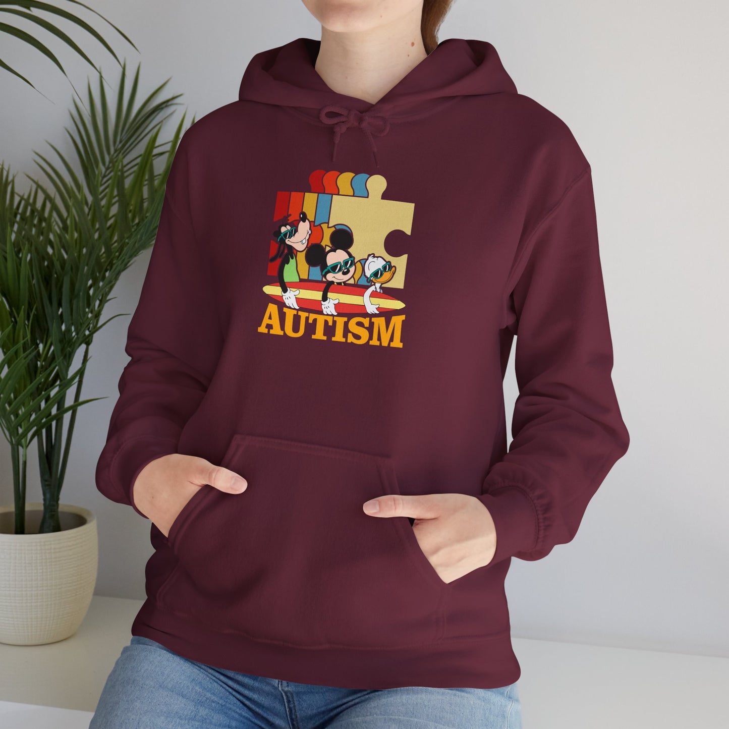 Autism Awareness Puzzle Hoodie — Colorful Support Design