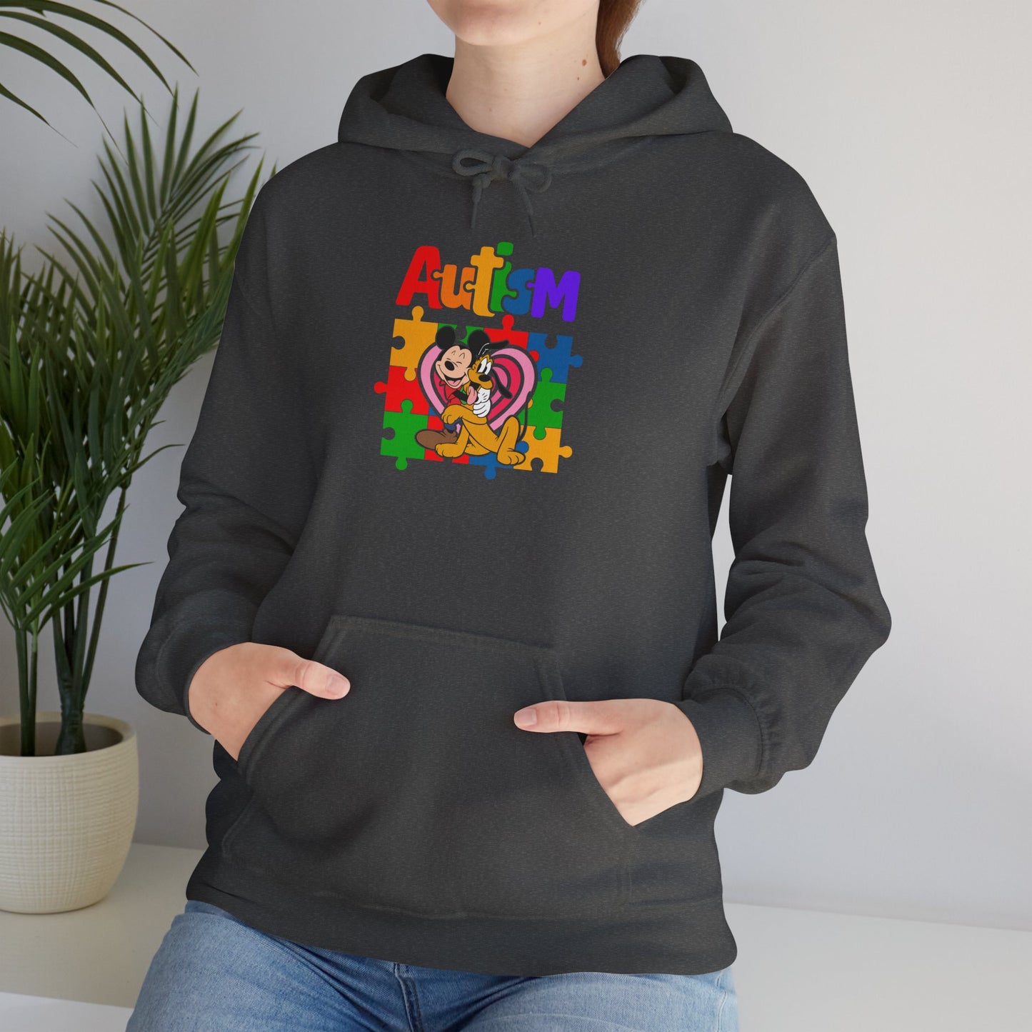 Autism Awareness Puzzle Heart Hoodie – Support & Acceptance Sweatshirt