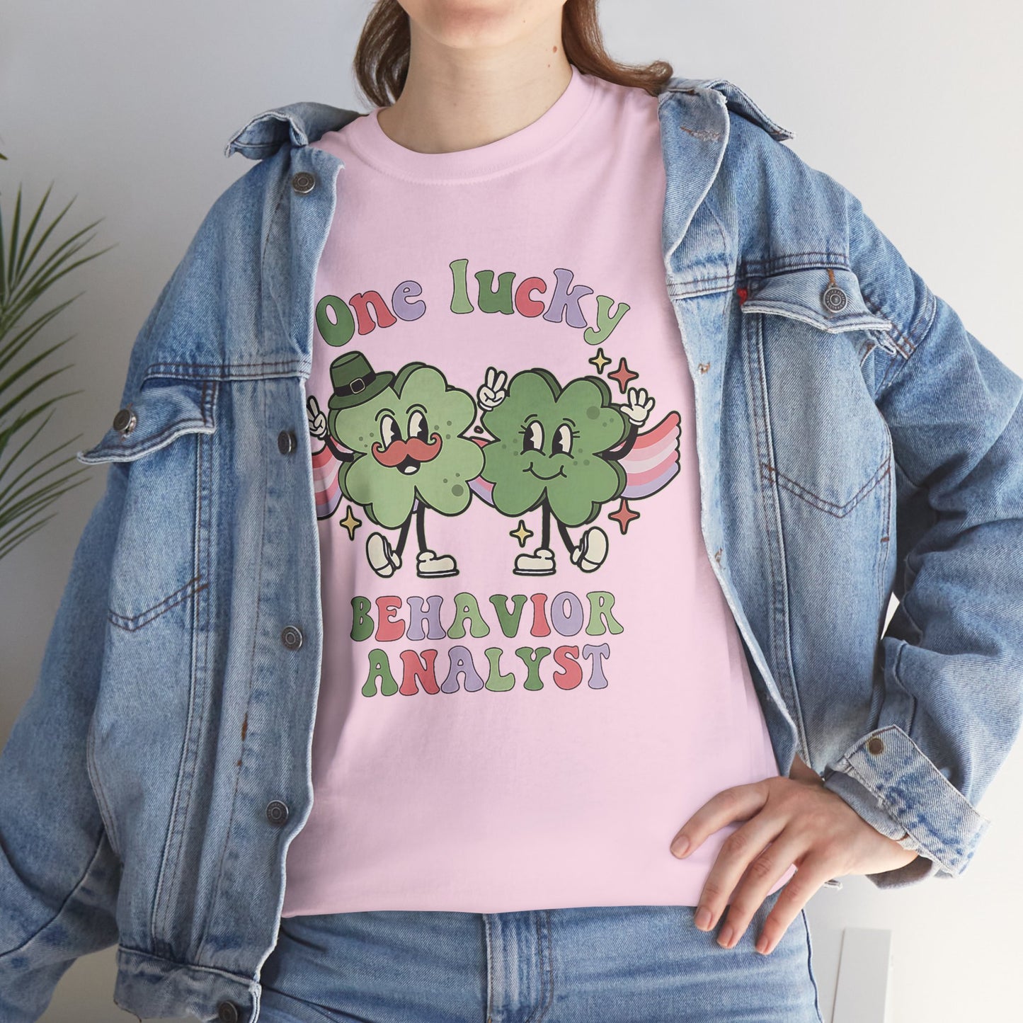 One Lucky Behavior Analyst T-Shirt — St. Patrick’s Day Shamrock ABA Shirt