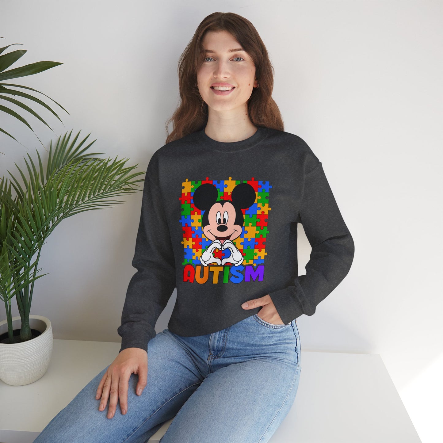 Autism Puzzle Crewneck Sweatshirt