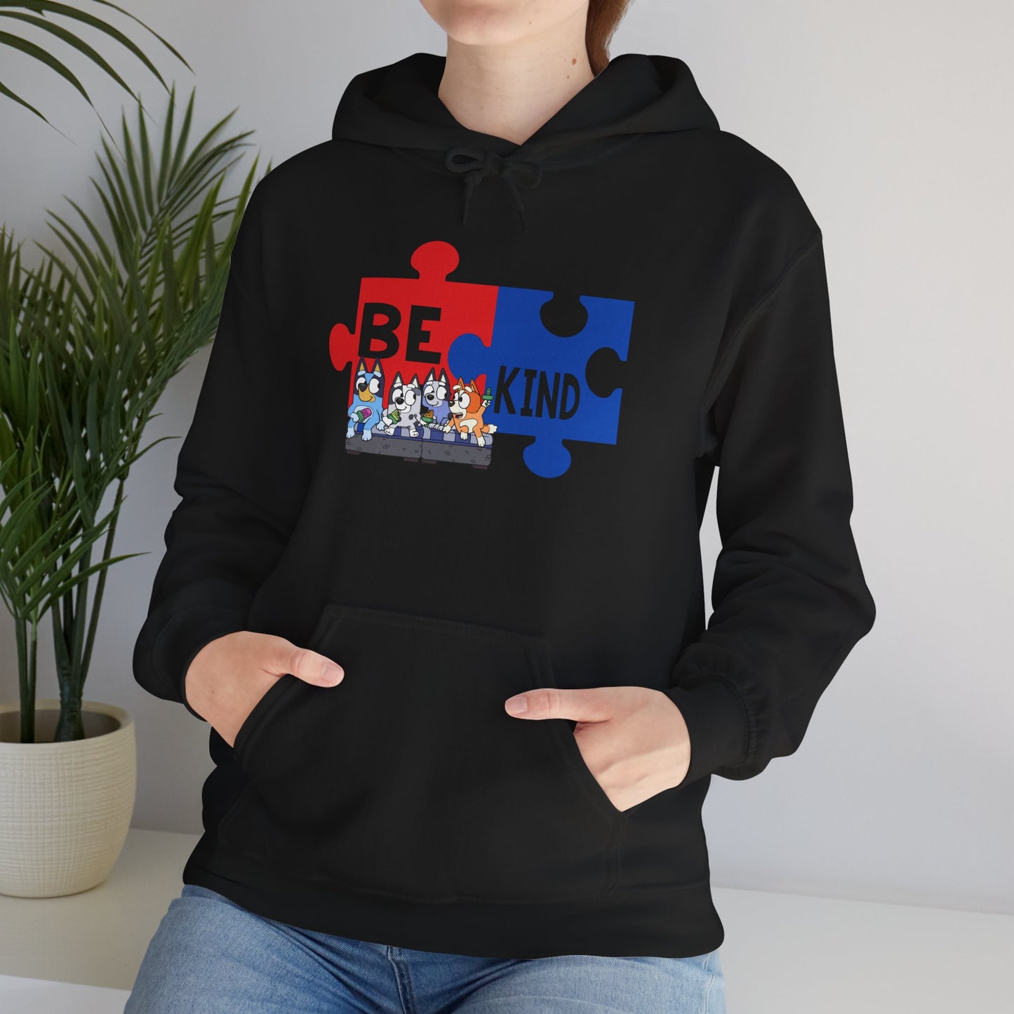 Be Kind Puzzle Hoodie – Autism Awareness Community Sweatshirt