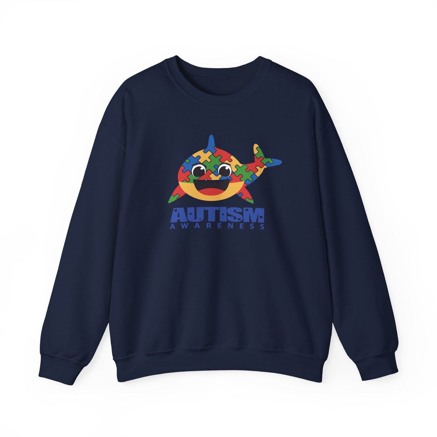 Baby Shark Autism Awareness Crewneck Sweatshirt