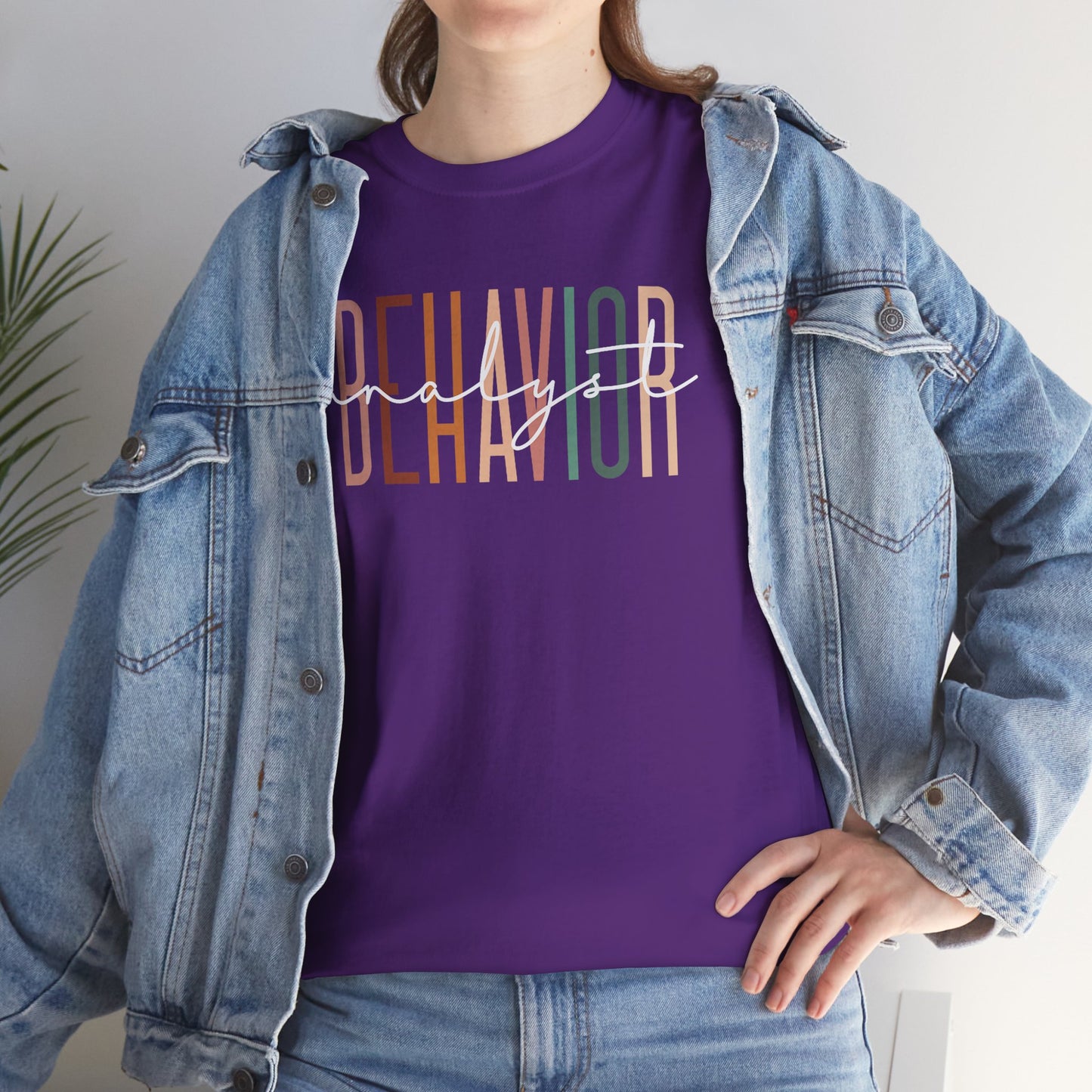 Behavior Anxious Tee — Retro Script Anxiety Awareness T-Shirt
