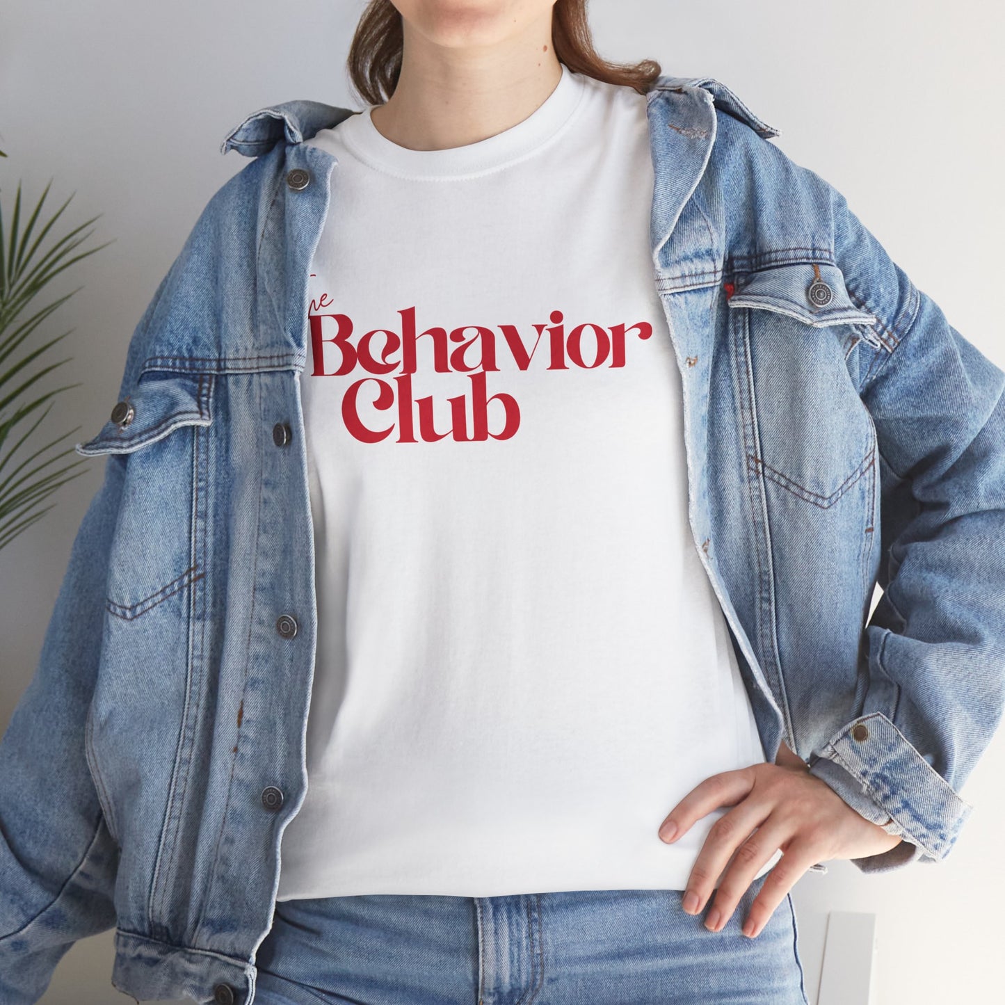 The Behavior Club Unisex Heavy Cotton Tee