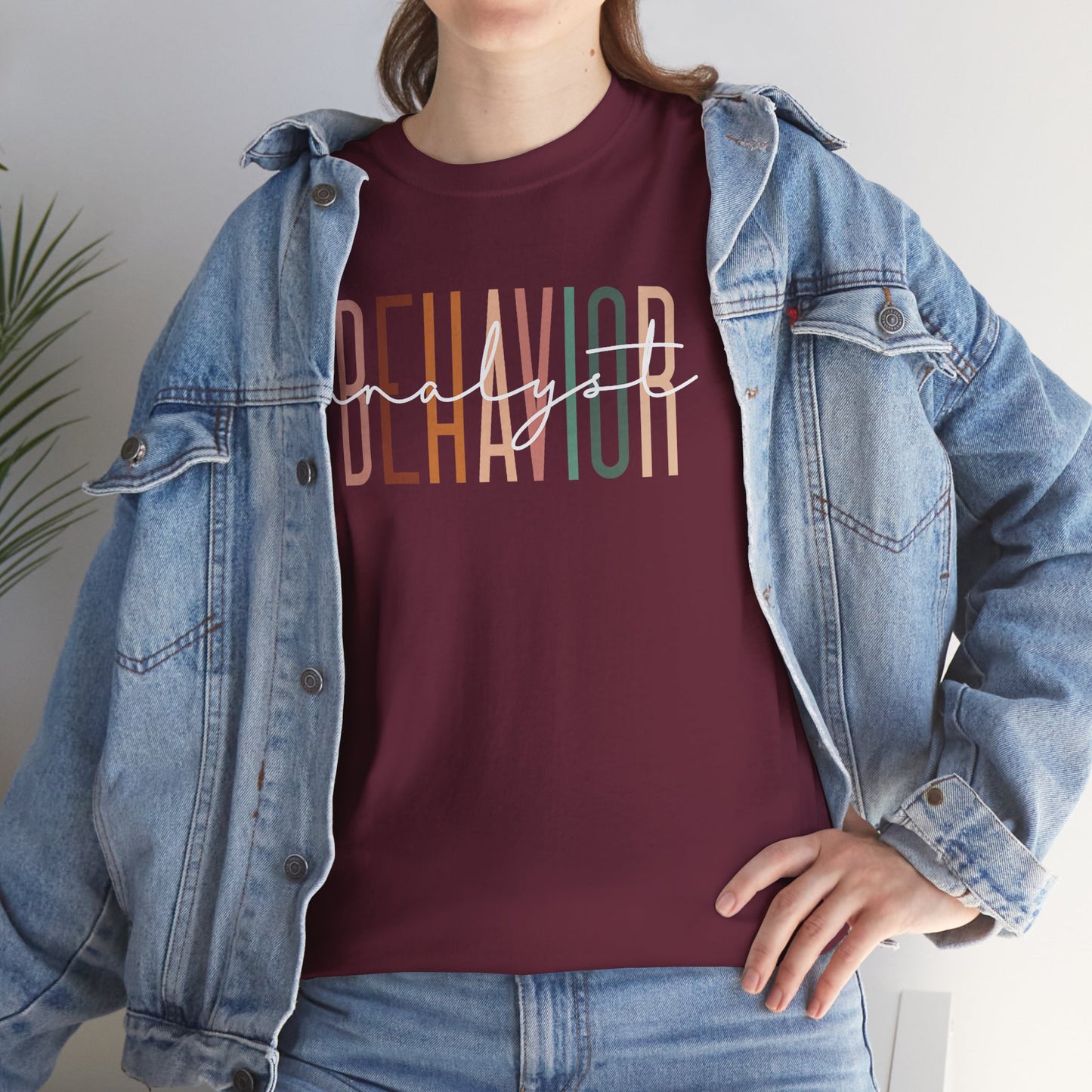 Behavior Anxious Tee — Retro Script Anxiety Awareness T-Shirt