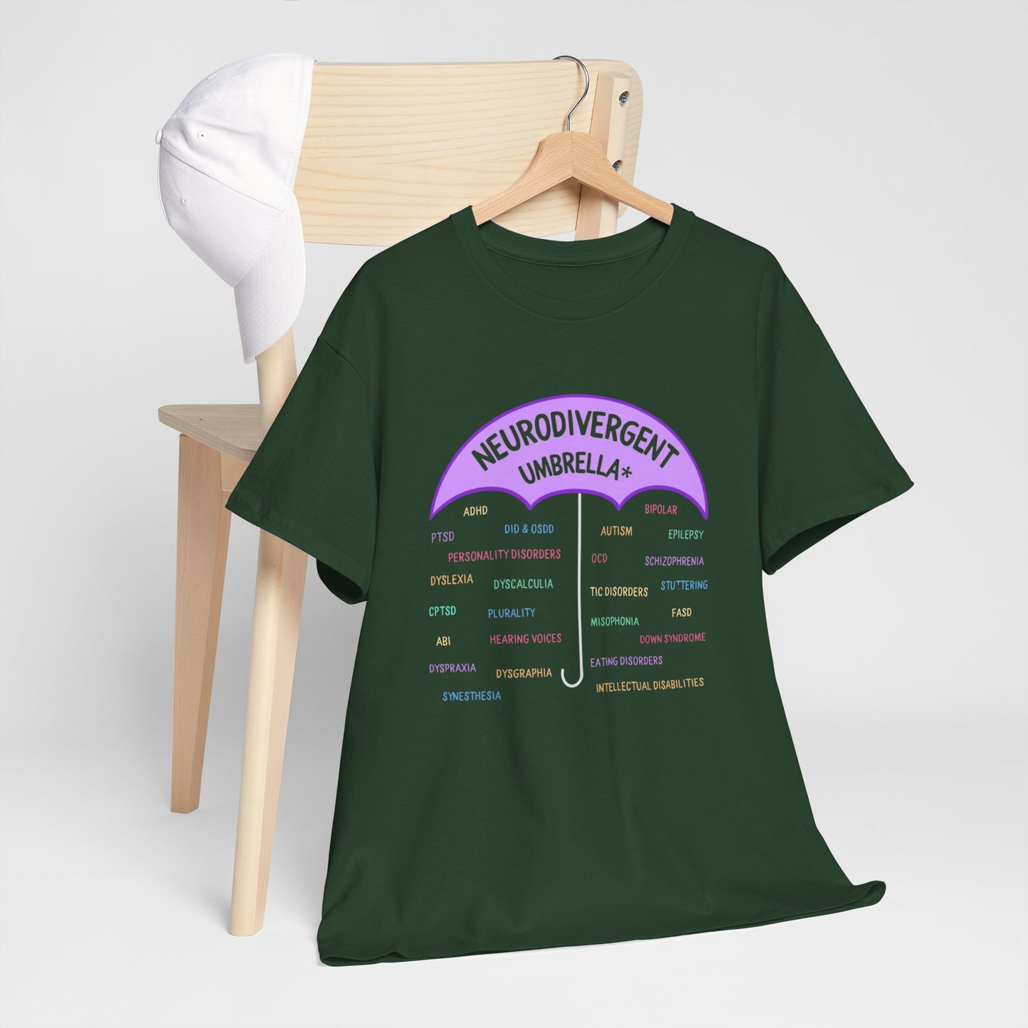 Neurodivergent Umbrella Unisex Heavy Cotton Tee