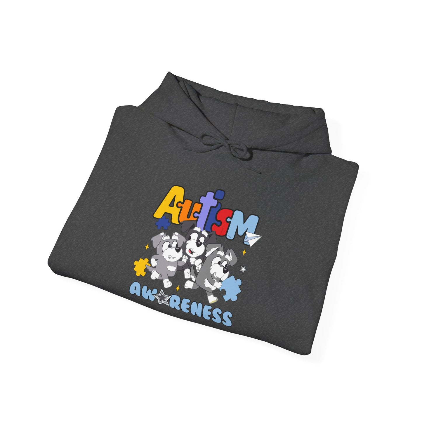 Autism Awareness Hoodie — Puzzle Heart Design