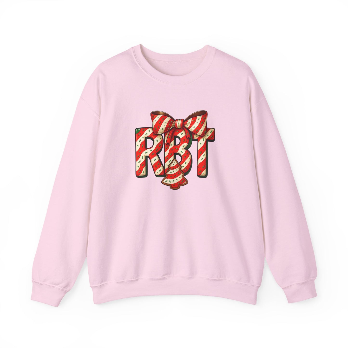 Lil Debbie 'RBT' Tree Cake Holiday Graphic Sweatshirt — Holiday Retro Logo Crewneck