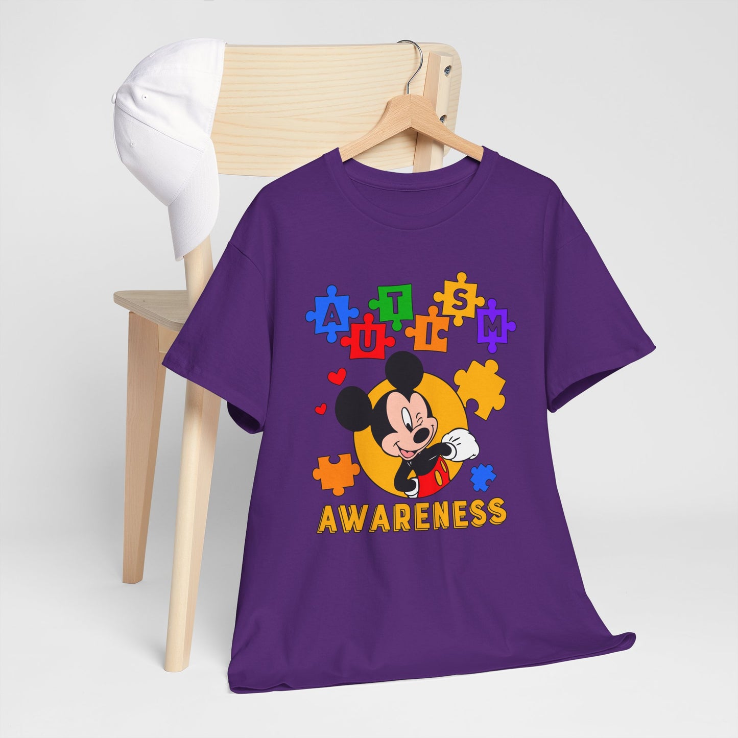 Autism Awareness Puzzle Tee — Cute Character Design