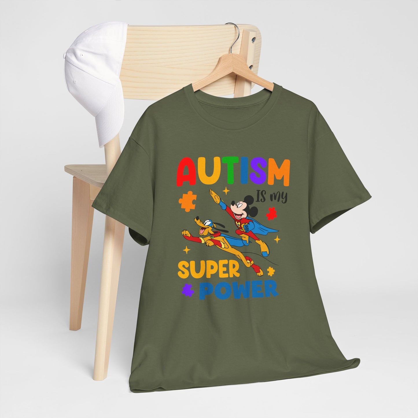 Autism Is My Superpower Tee — Colorful Autism Awareness Kids Shirt