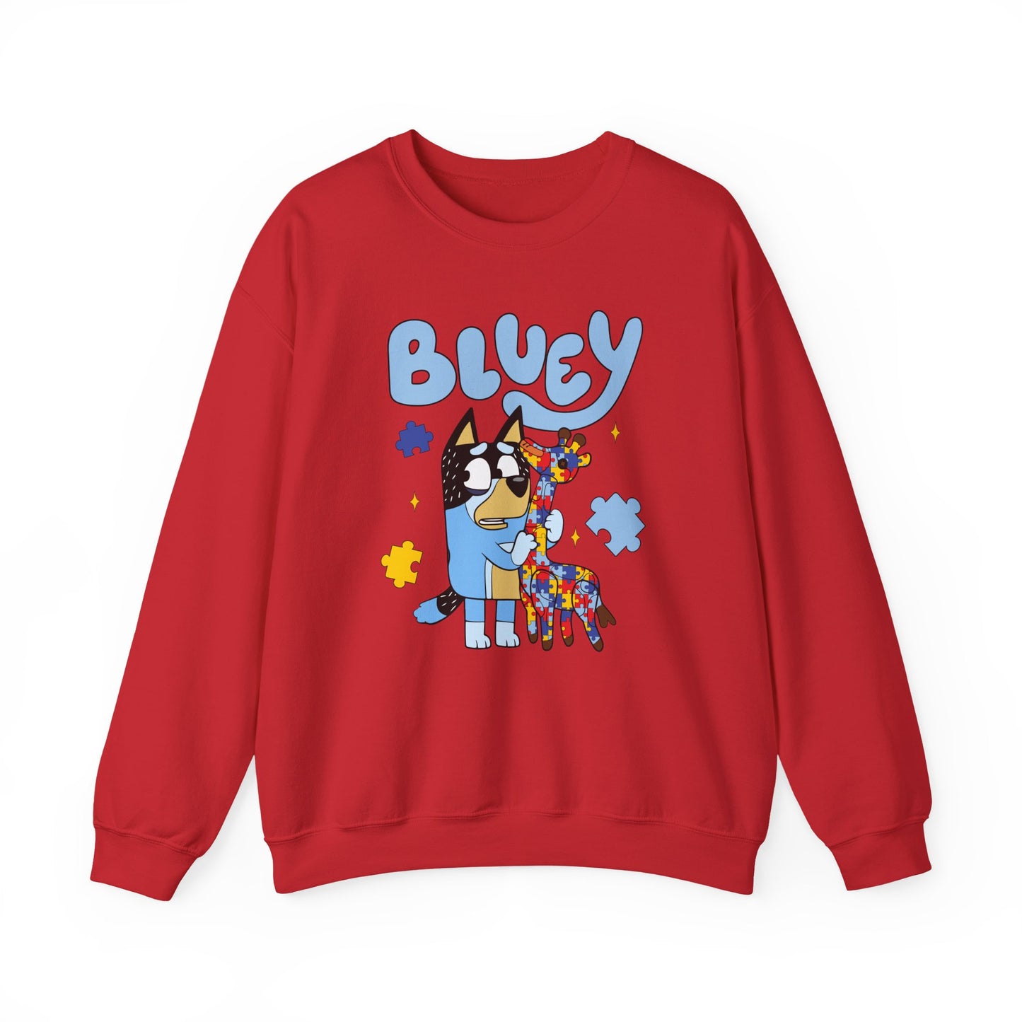 Bluey & Piñata Blue Heeler Sweatshirt — Cute Cartoon Dog Crewneck