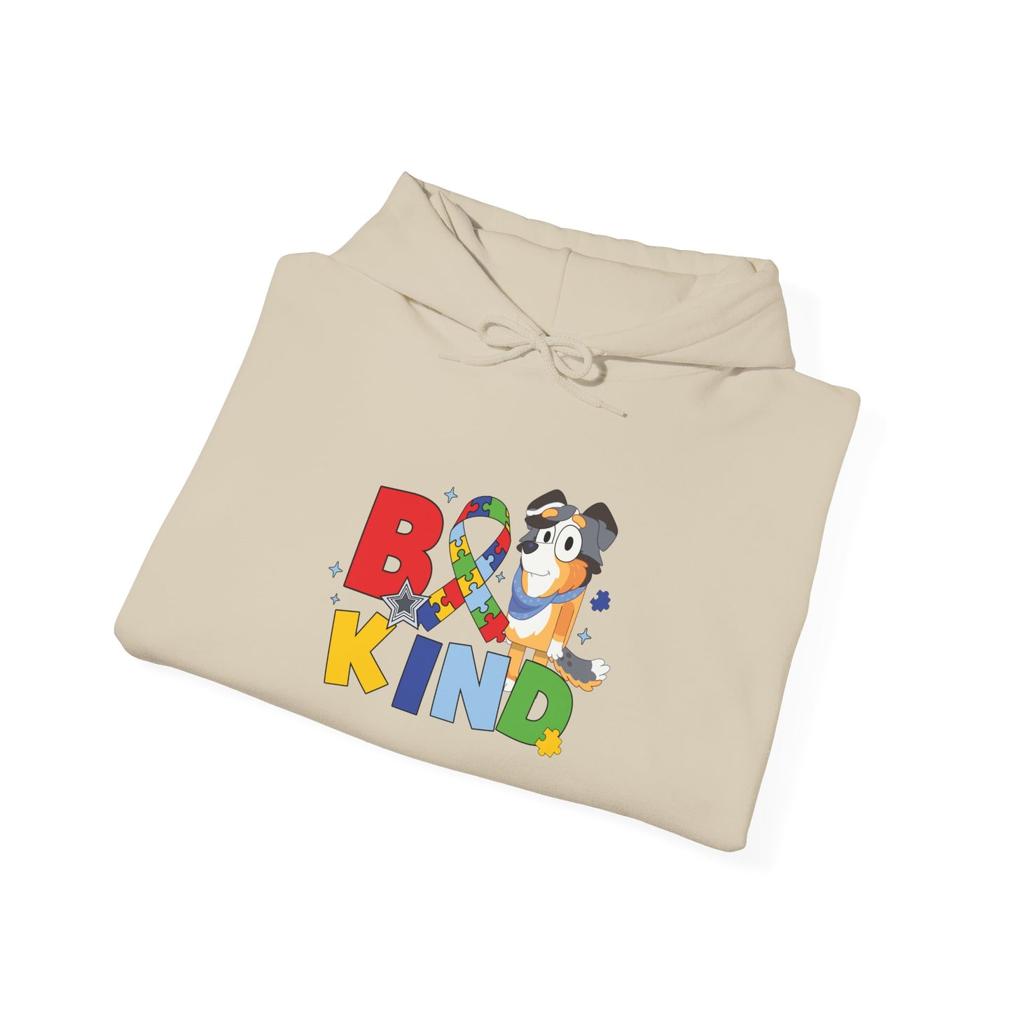 Be Kind Rainbow Ribbon Hoodie — Autism Awareness Cute Penguin Sweatshirt