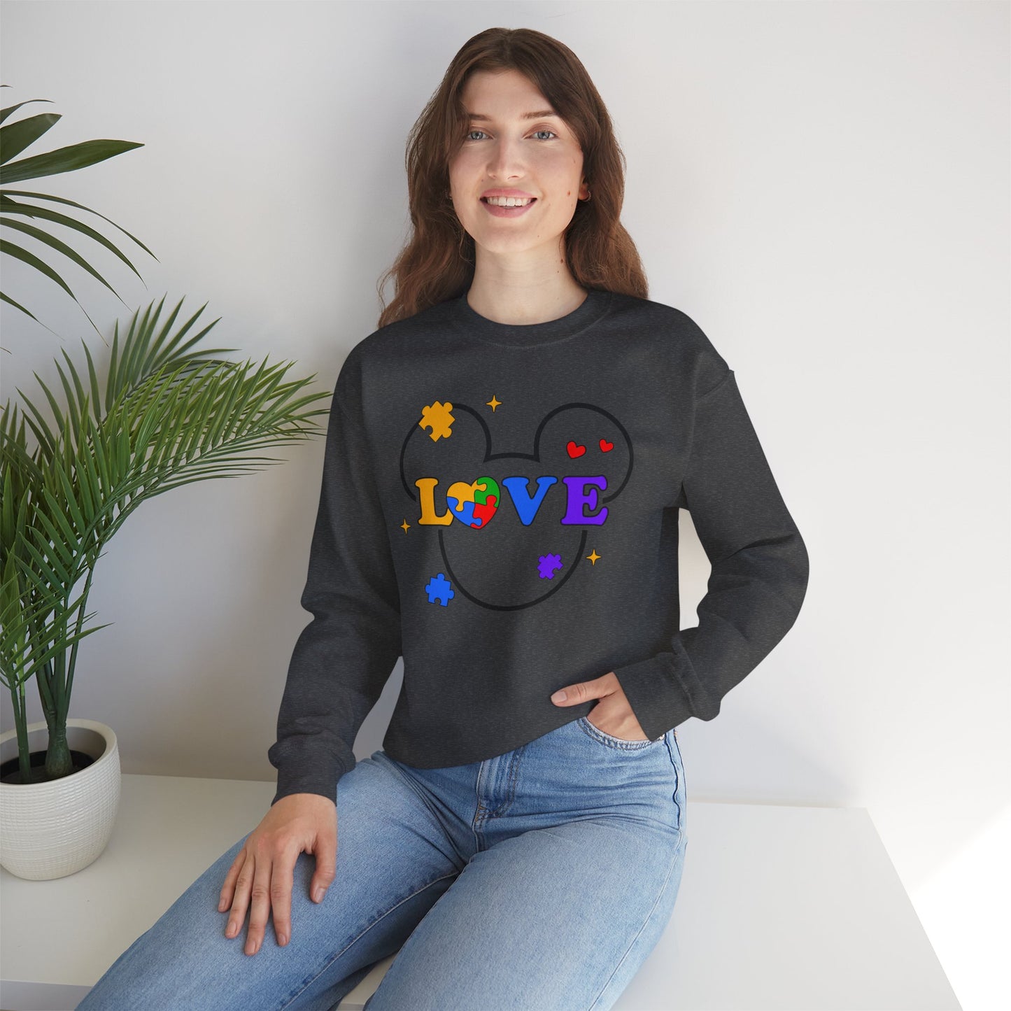 Love Puzzle Crewneck Sweatshirt