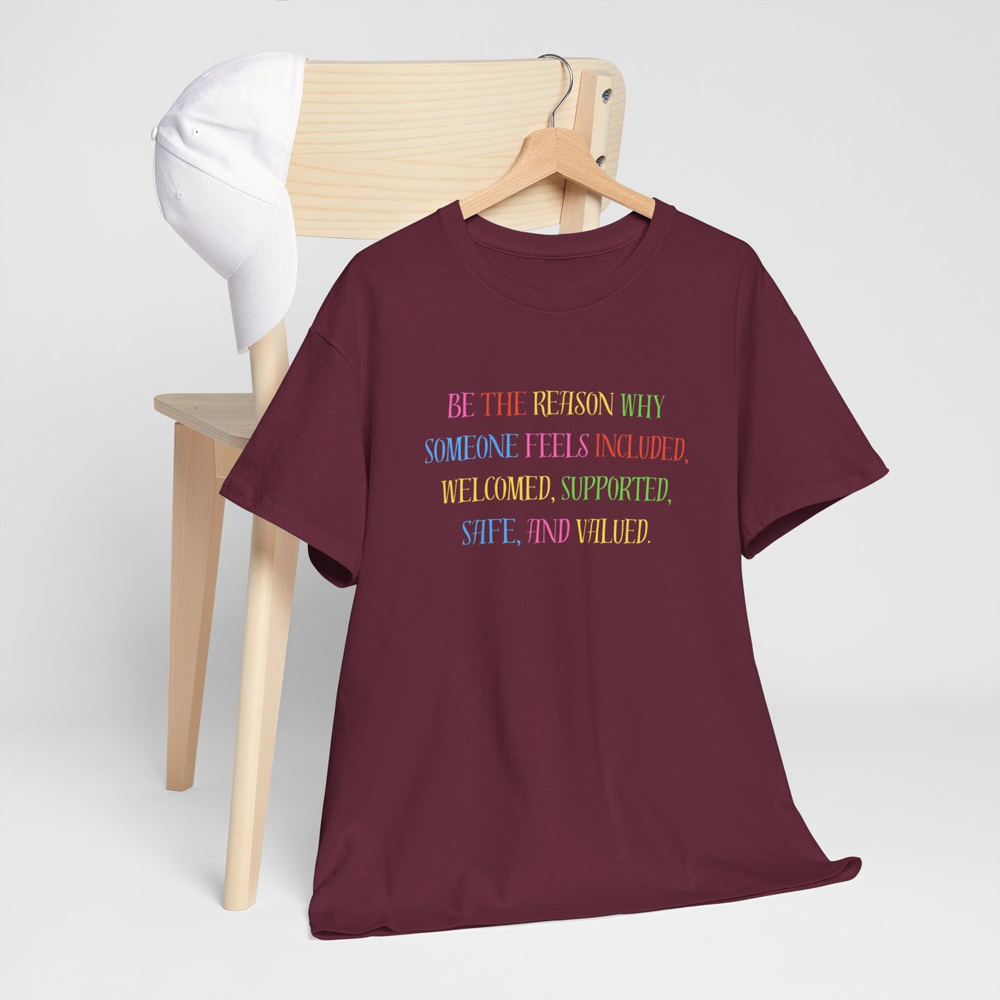 Inclusive Support Unisex Heavy Cotton Tee