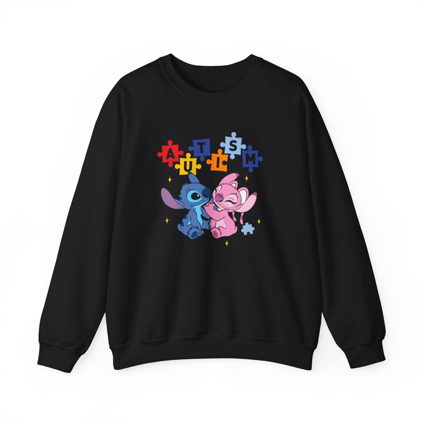 Autism Puzzle Stitch Crewneck Sweatshirt