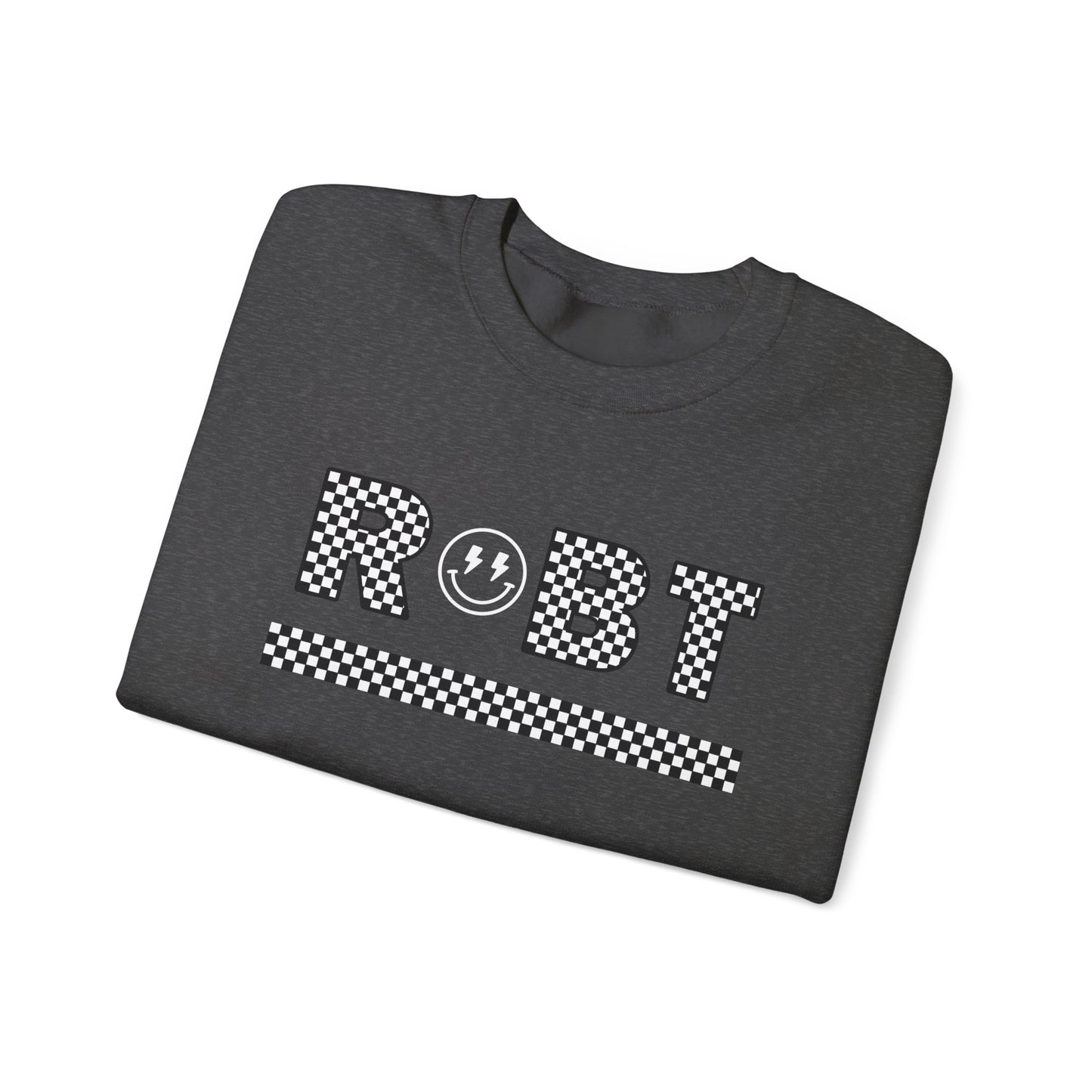 RBT Checkerboard Logo with Smile- Crewneck Sweatshirt