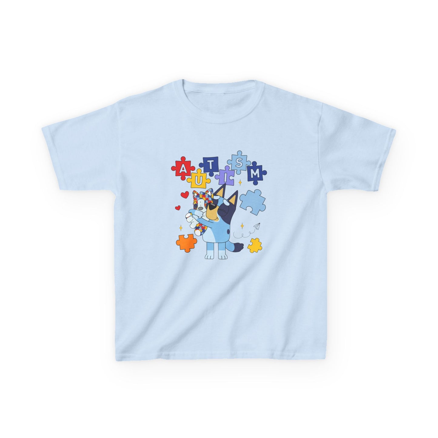 Autism Awareness Kids Tee — Cute Puzzle-Piece Unicorn Design