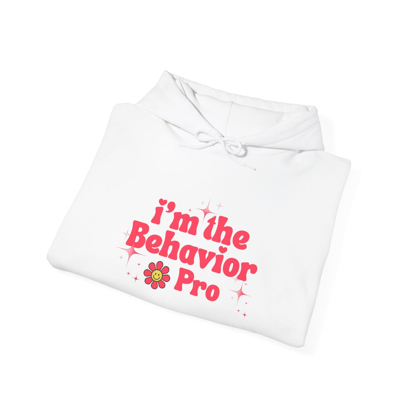 Behavior Pro Hoodie — Retro Flower "I'm the Behavior Pro"