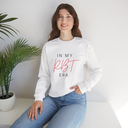 Crewneck Sweatshirt - "In My RBT Era" Pink Script Nursing Rehab Therapist Tee