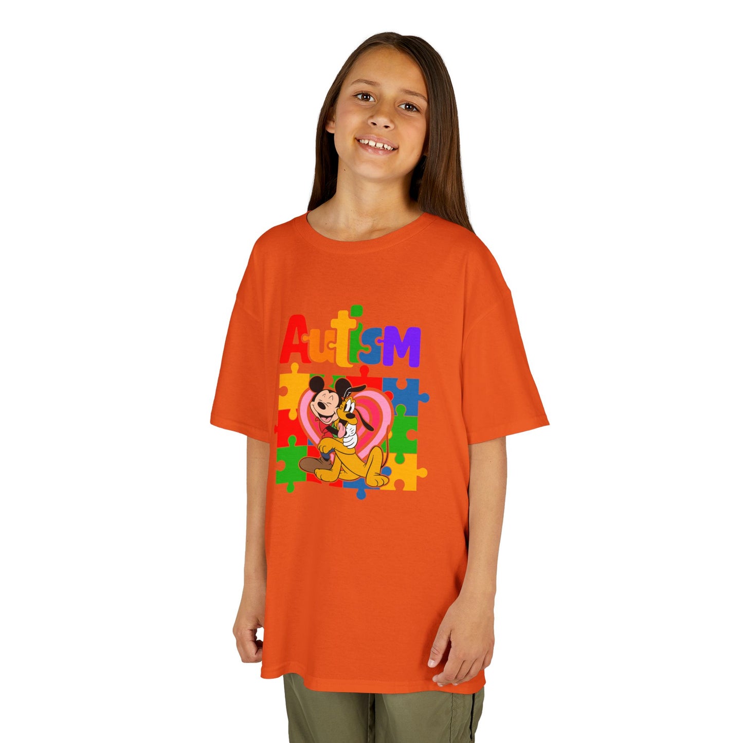 Kids Autism Awareness Puzzle Heart T-Shirt