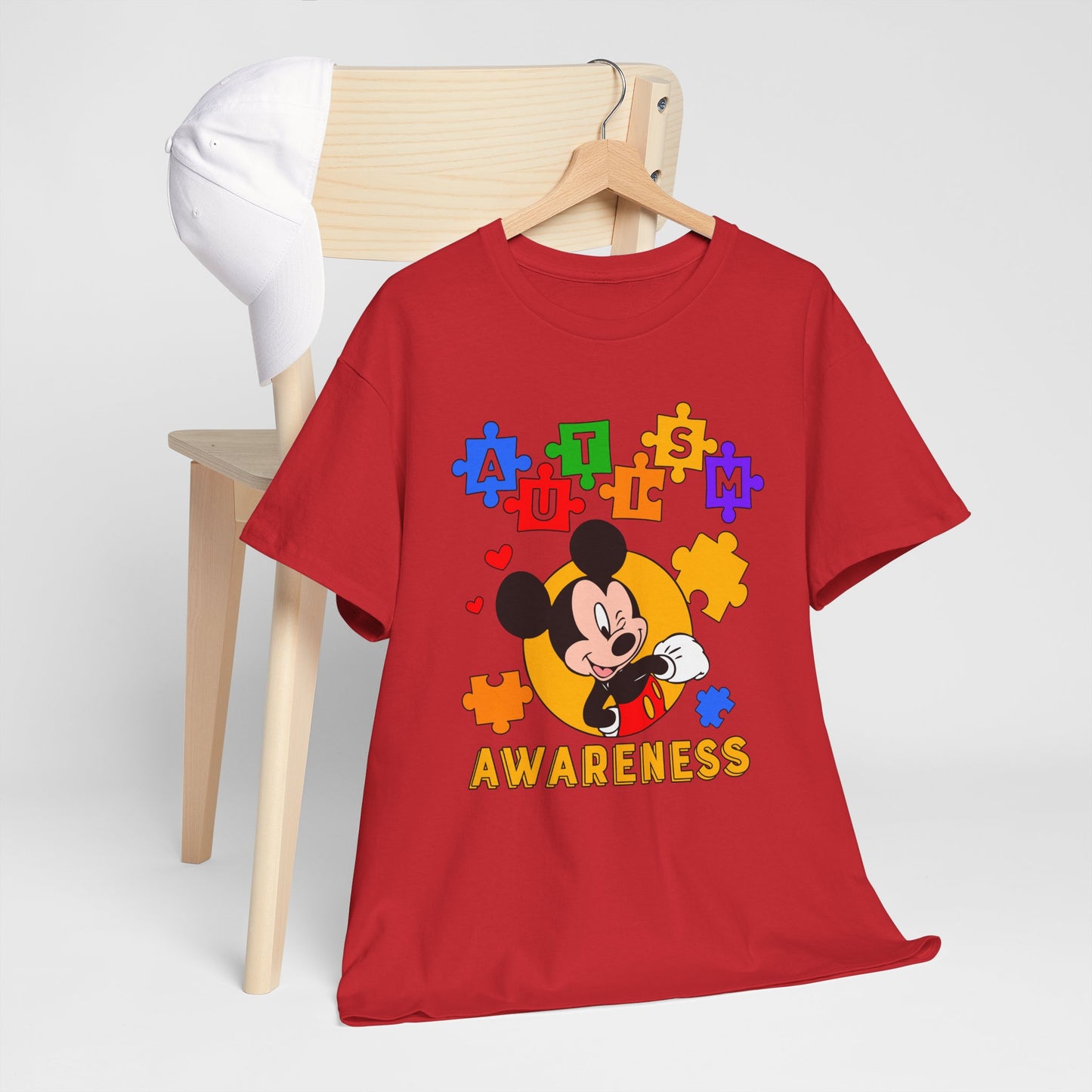 Autism Awareness Puzzle Tee — Cute Character Design