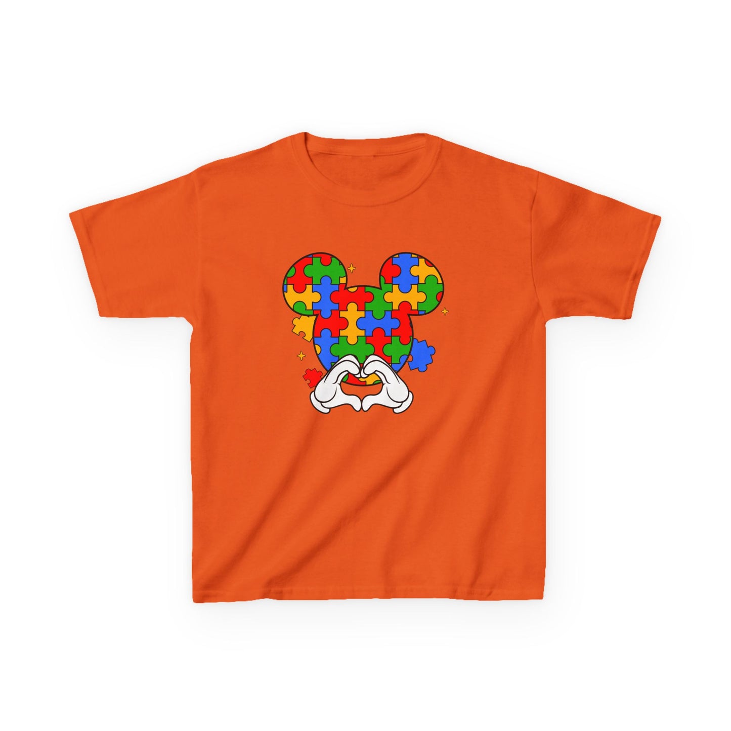 Kids Puzzle Mouse Autism Awareness T‑Shirt