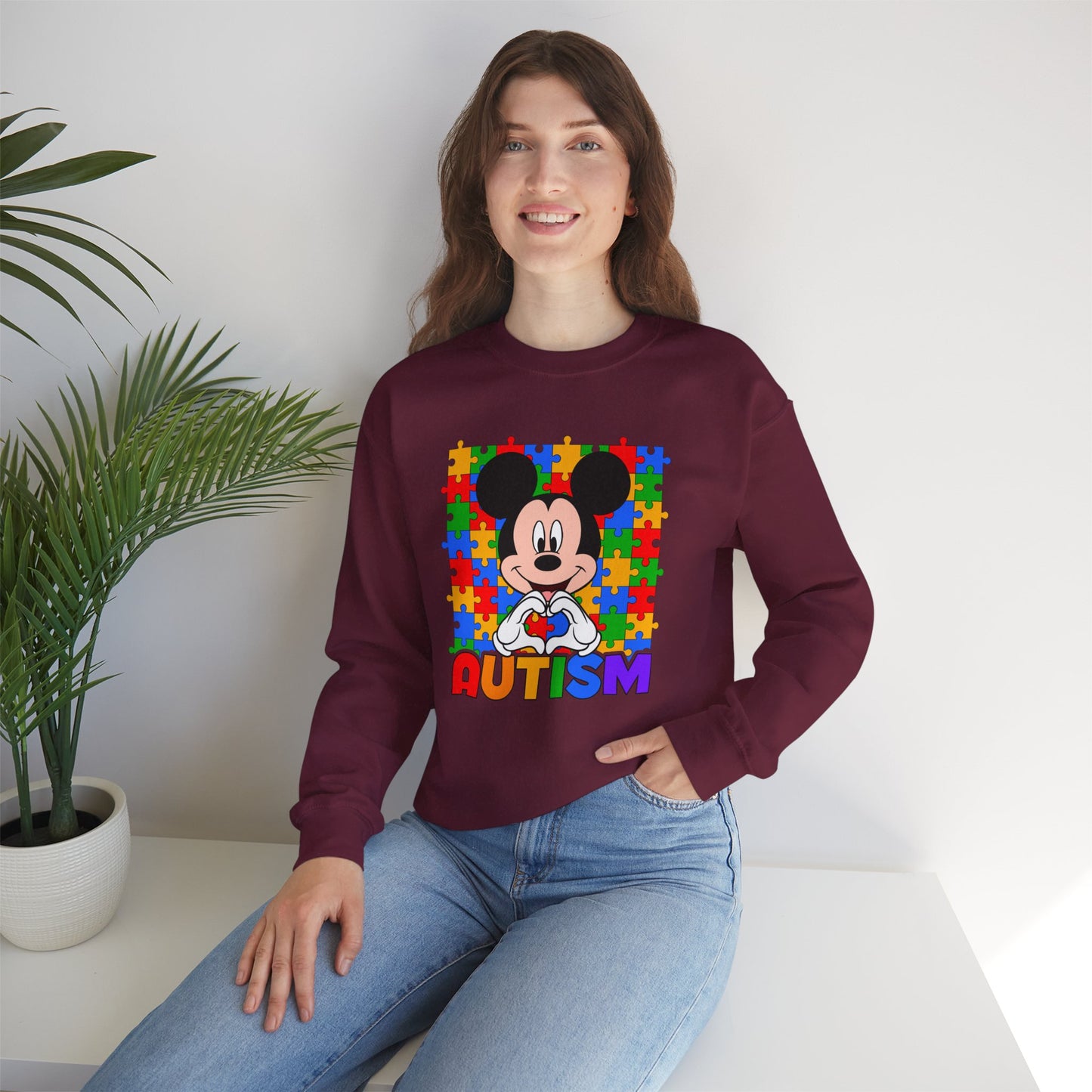 Autism Puzzle Crewneck Sweatshirt