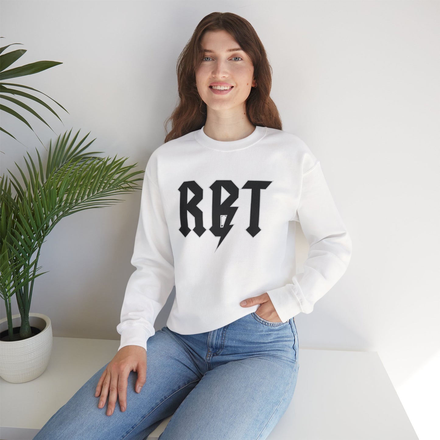 Rock Bolt Crewneck Sweatshirt — RBT Lightning Logo Pullover