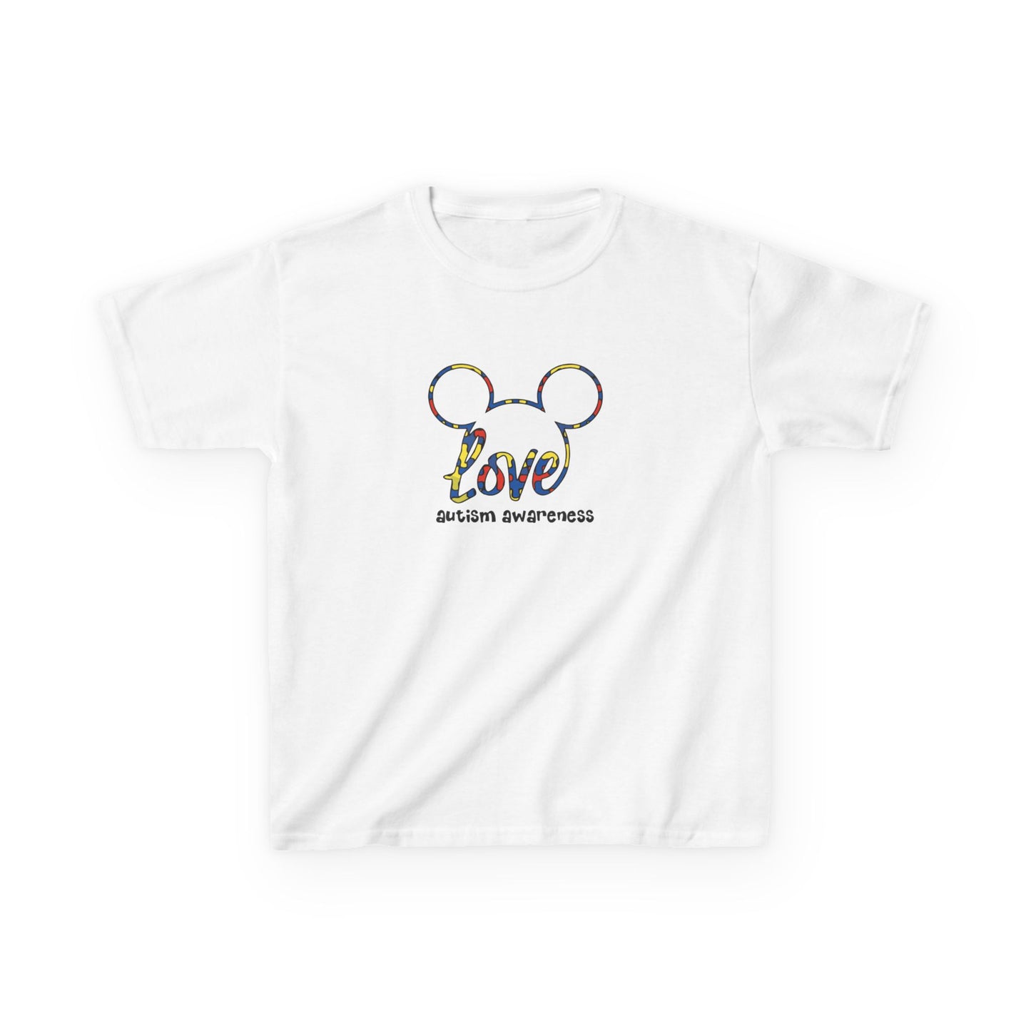 Autism Awareness Kids Tee - Love Design