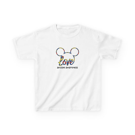 Autism Awareness Kids Tee - Love Design
