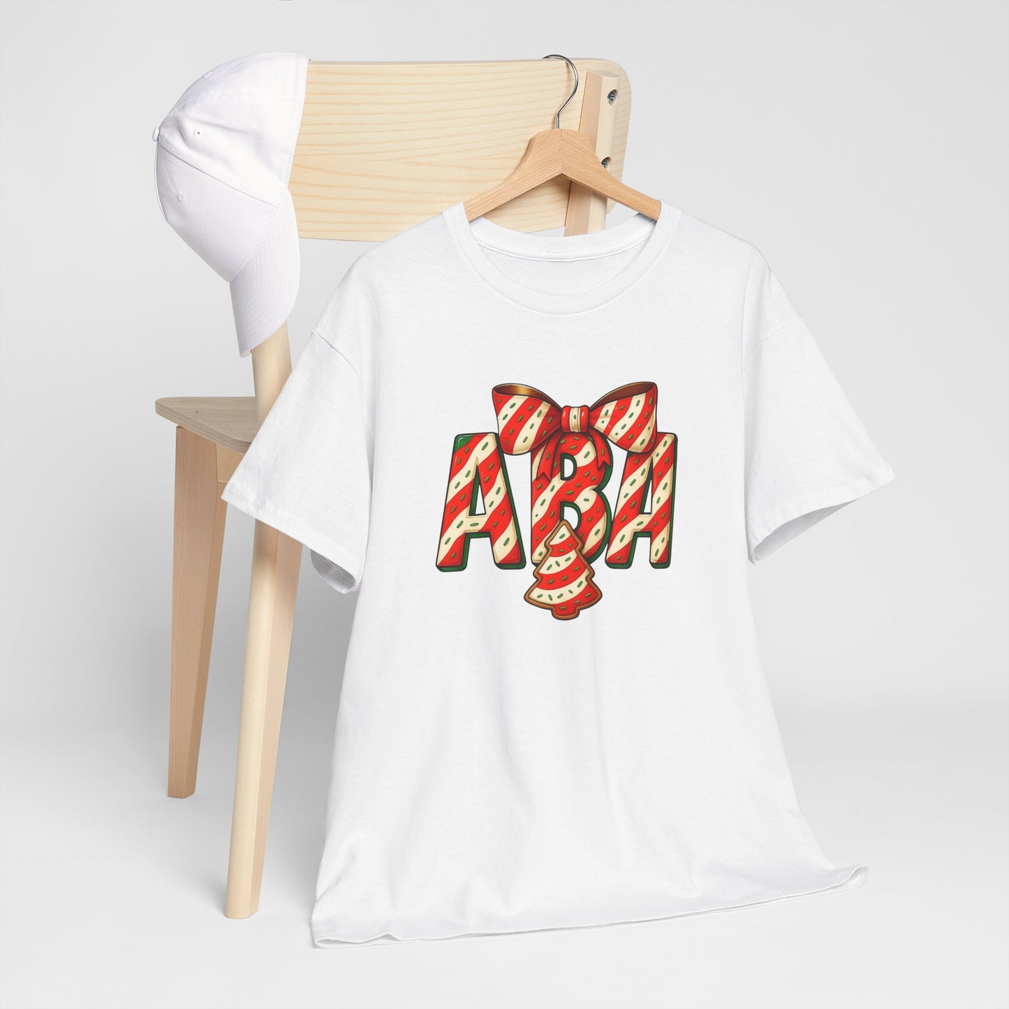 ABA Lil Debbie Christmas Tree Cake Tee — ABA Holiday Dessert Graphic T-Shirt