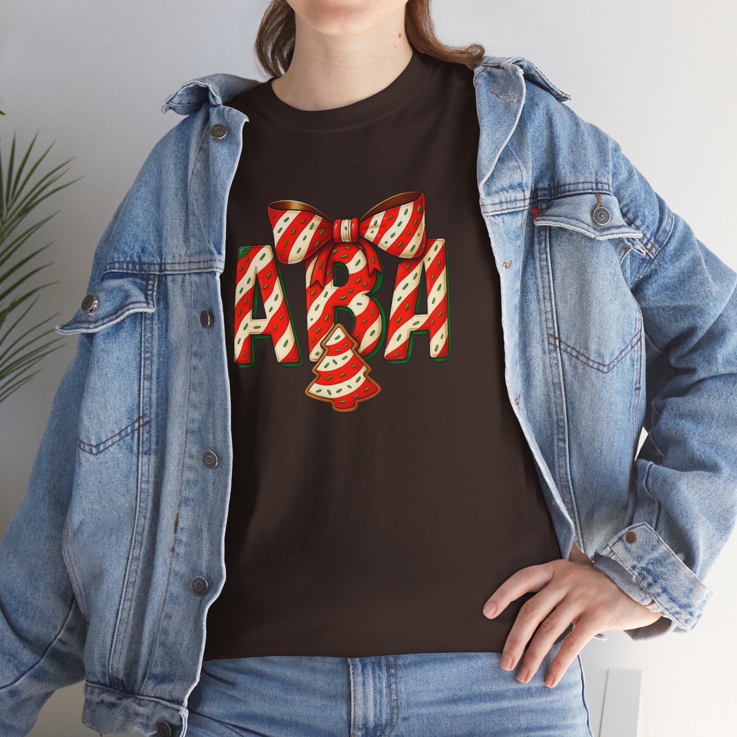 ABA Lil Debbie Christmas Tree Cake Tee — ABA Holiday Dessert Graphic T-Shirt