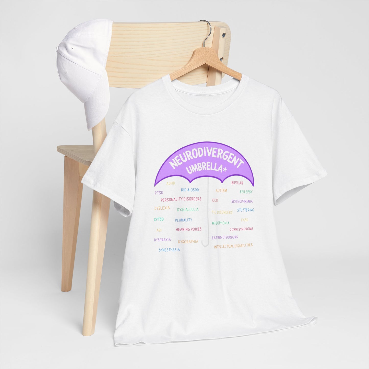 Neurodivergent Umbrella Unisex Heavy Cotton Tee