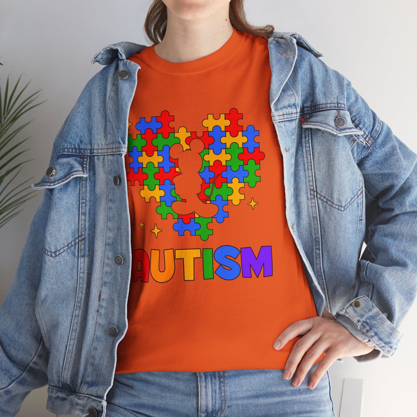 Autism Puzzle Heart T-Shirt — Colorful Support Tee